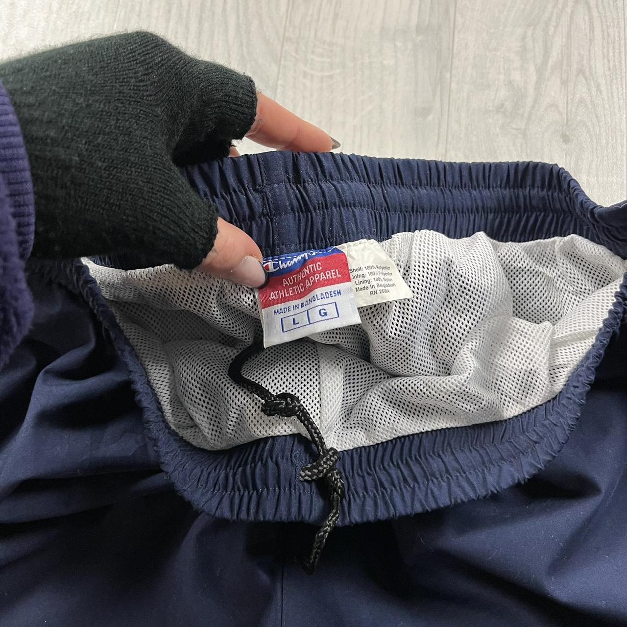 VINTAGE Y2K CHAMPION BAGGY TRACKSUIT BOTTOMS NAVY