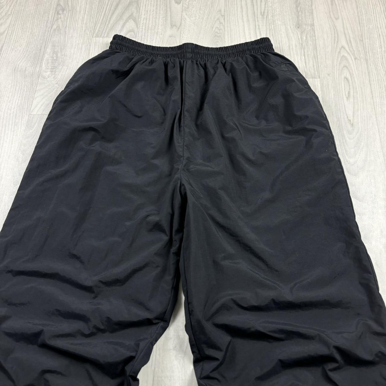 VINTAGE Y2K CHAMPION BAGGY TRACKSUIT BOTTOMS BLACK