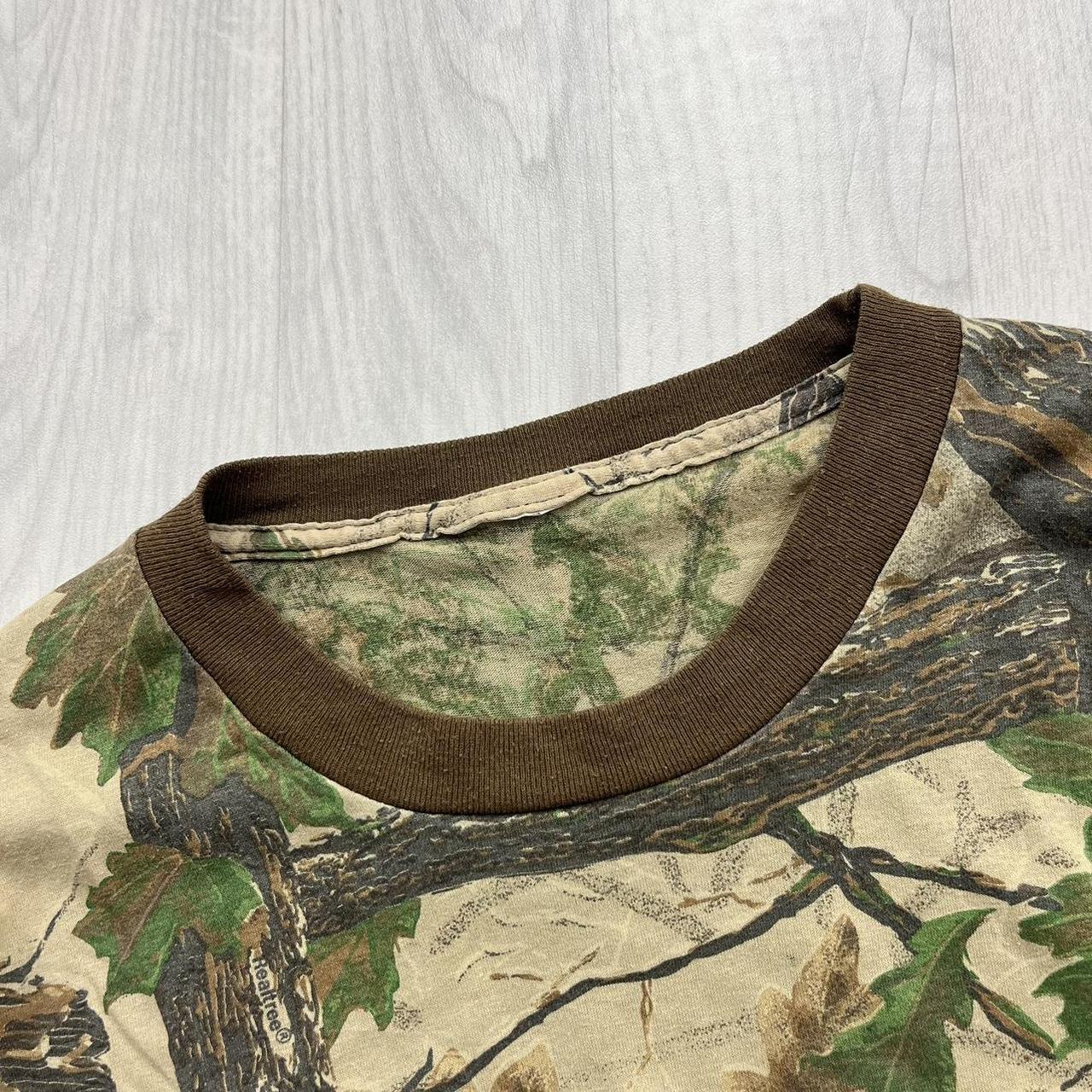 VINTAGE Y2K REALTREE LONG SLEEVE POCKET T SHIRT CAMO