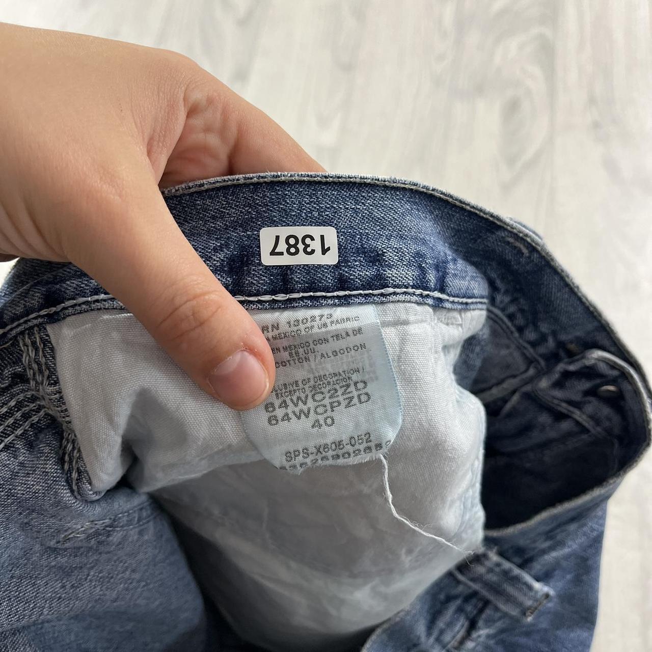 VINTAGE WRANGLER BAGGY CARPENTER JORTS BLUE (40w)