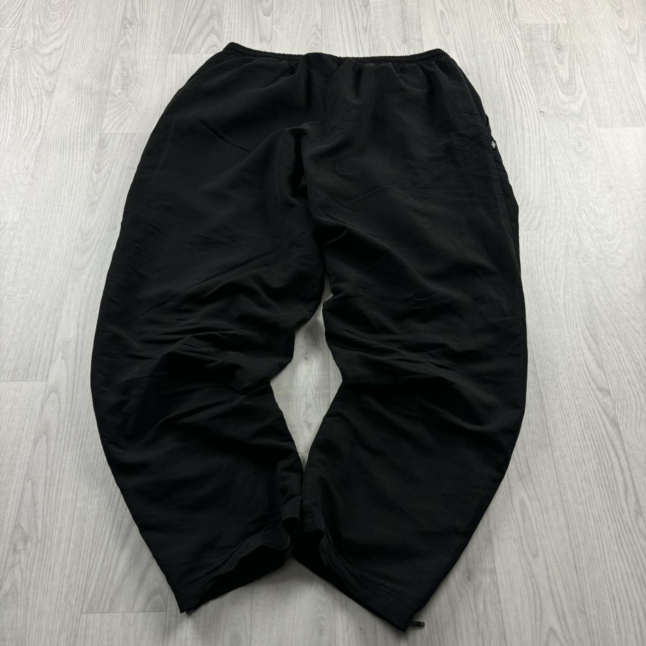 VINTAGE Y2K UMBRO BAGGY TRACKSUIT BOTTOMS BLACK