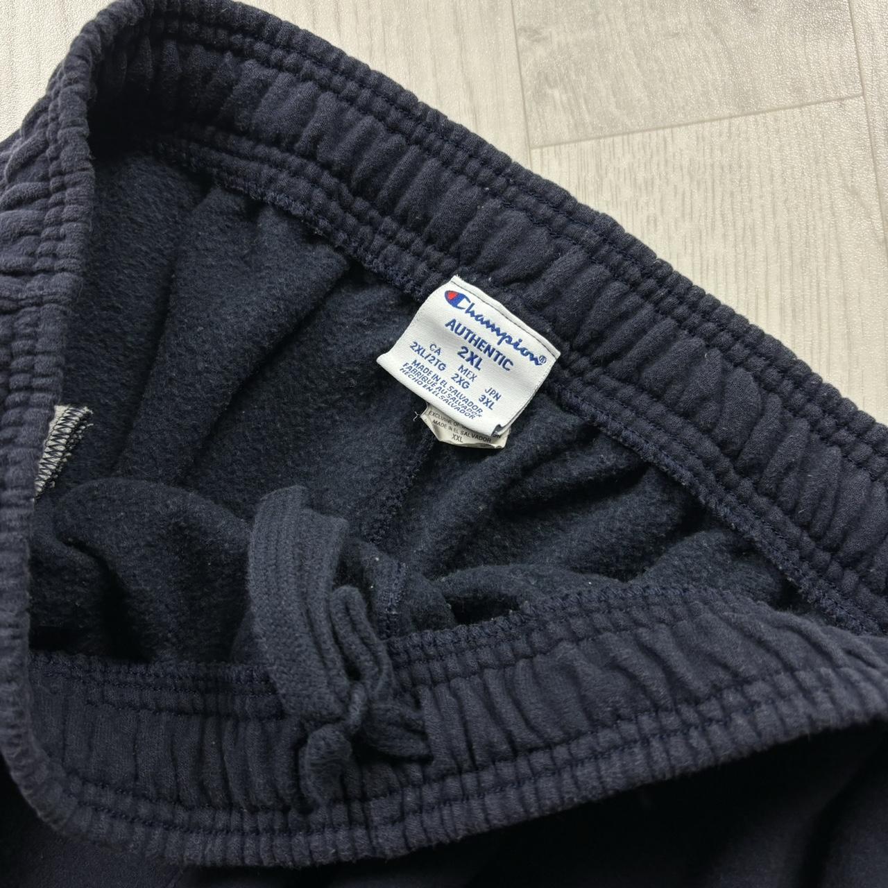 VINTAGE 00s CHAMPION BAGGY COTTON SWEATPANTS NAVY