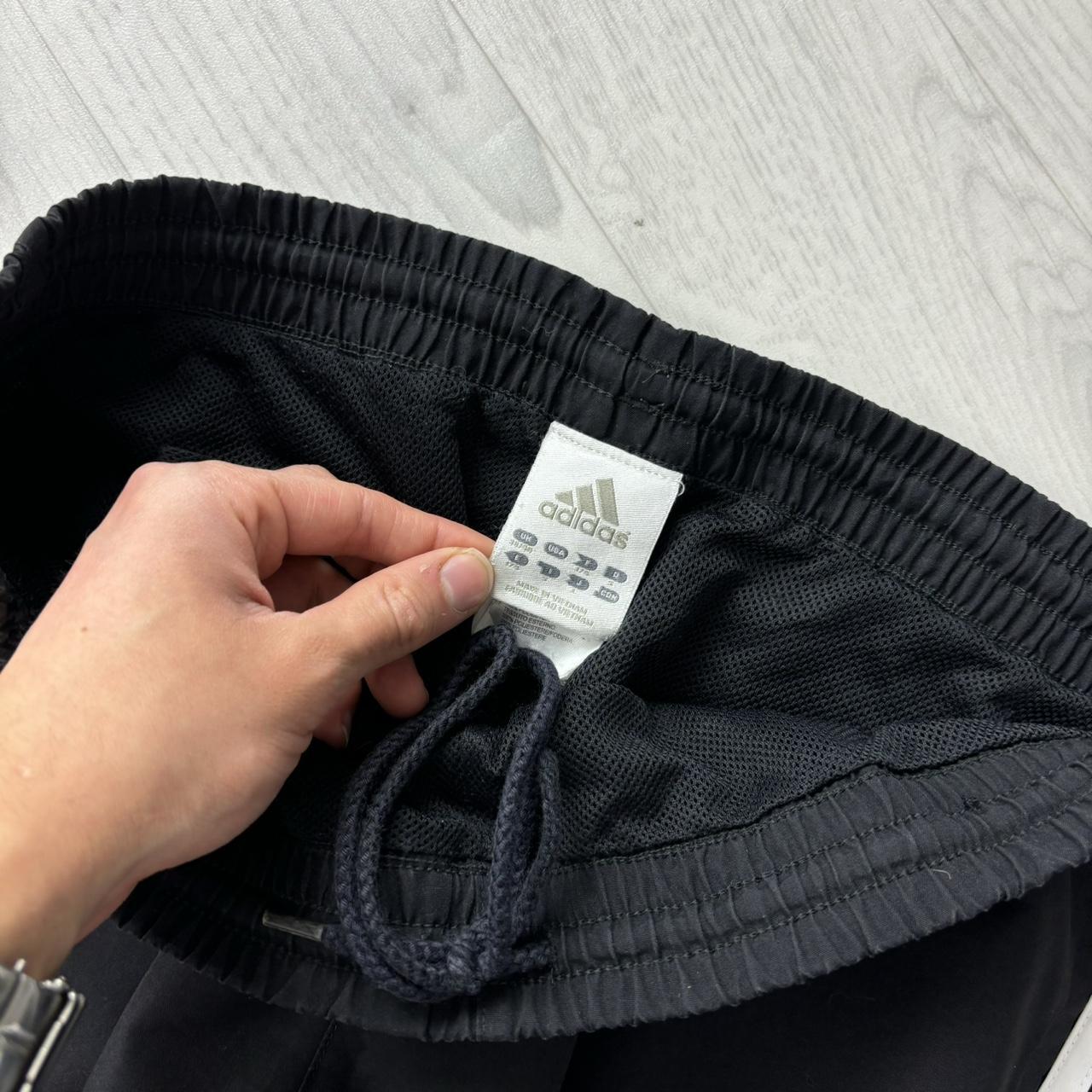 VINTAGE Y2K ADIDAS BAGGY TRACKSUIT BOTTOMS BLACK
