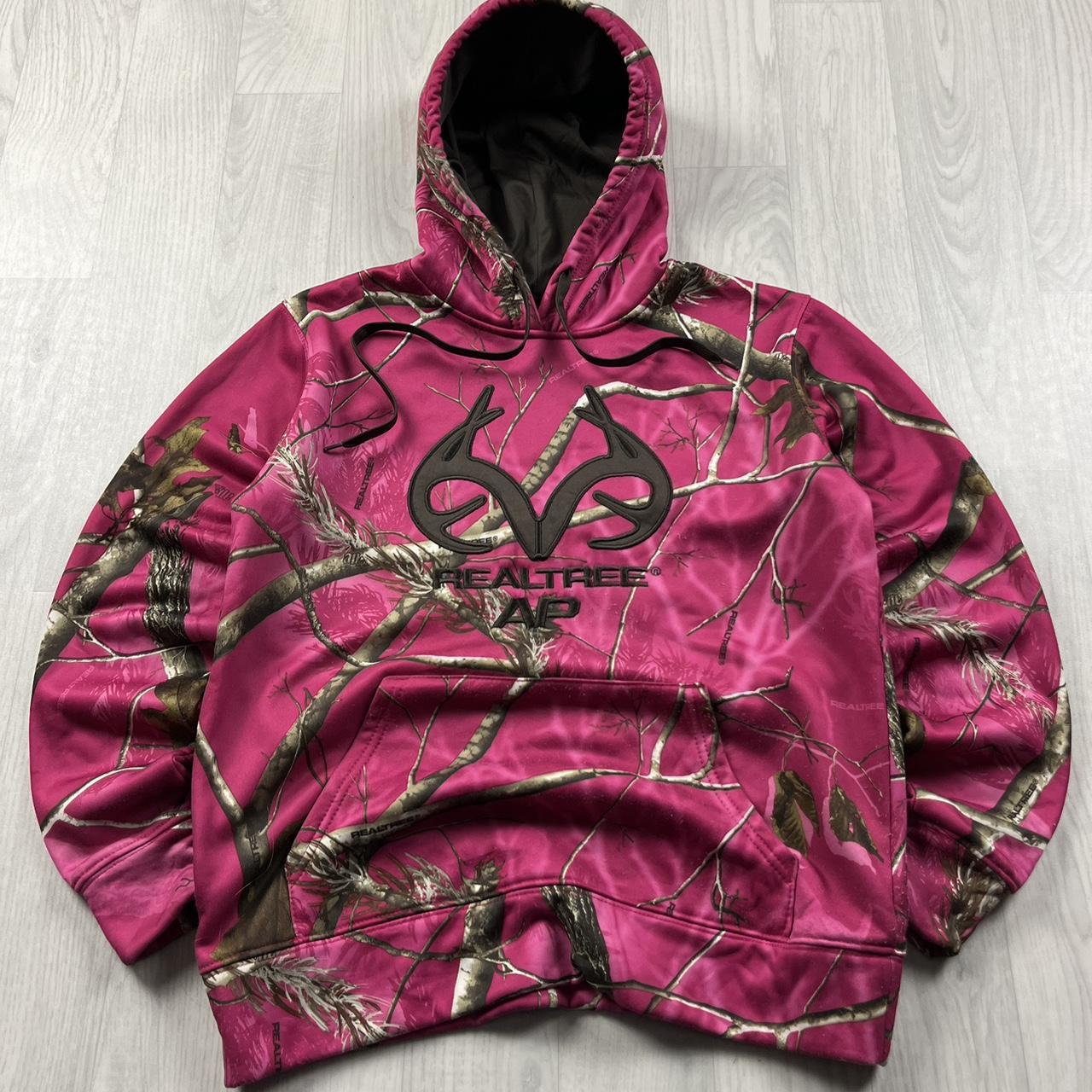 VINTAGE REALTREE HOODIE CAMO PINK