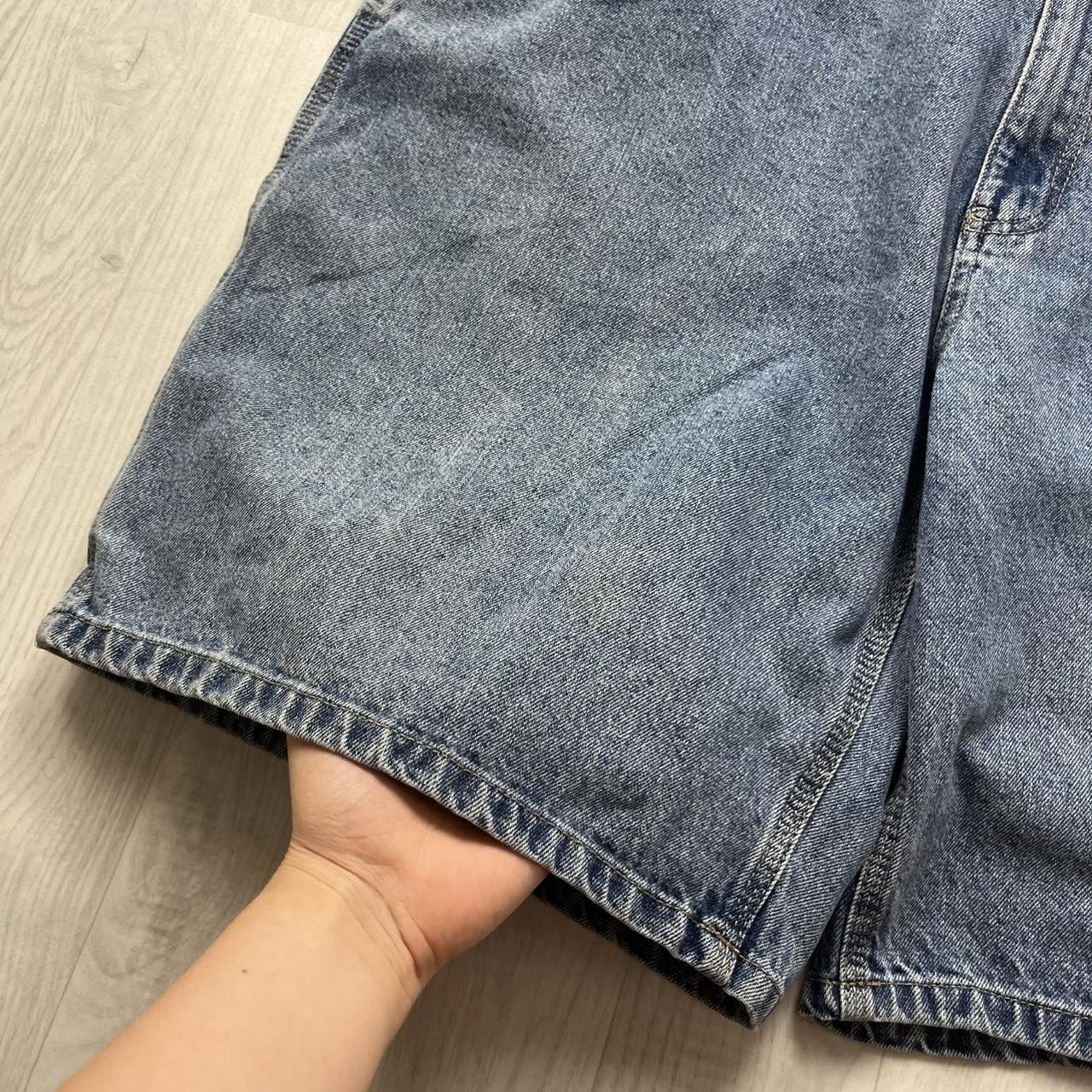 VINTAGE Y2K FADED GLORY BAGGY CARPENTER JORTS BLUE