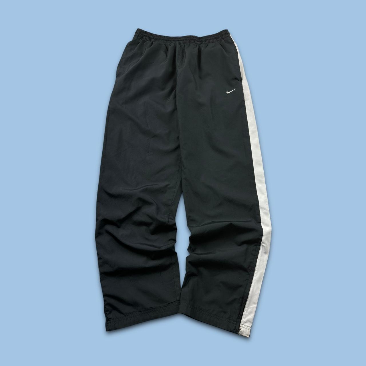 VINTAGE Y2K NIKE BAGGY TRACKSUIT BOTTOMS BLACK