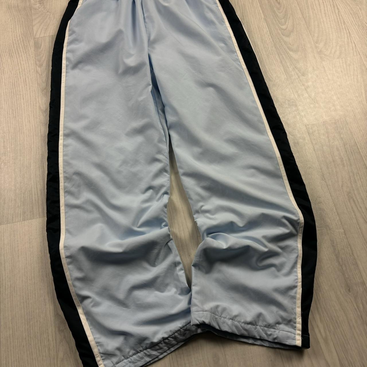 VINTAGE Y2K NIKE BAGGY TRACKSUIT BOTTOMS BABY BLUE
