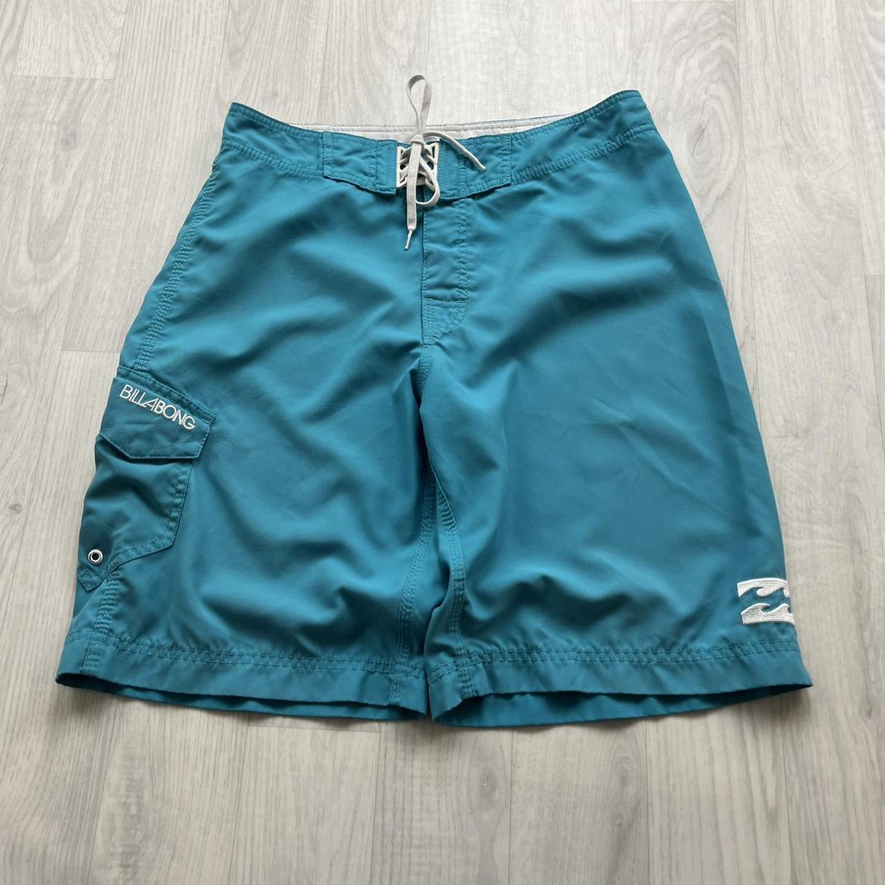 VINTAGE Y2K BILLABONG BAGGY LOOSE BOARD SURF SHORTS BLUE
