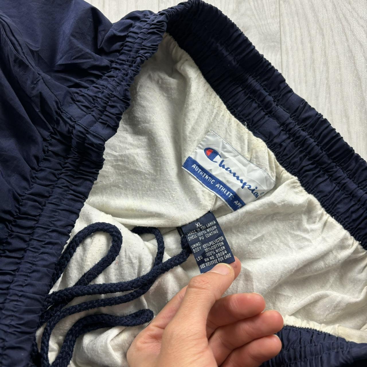VINTAGE Y2K CHAMPION BAGGY TRACKSUIT BOTTOMS NAVY
