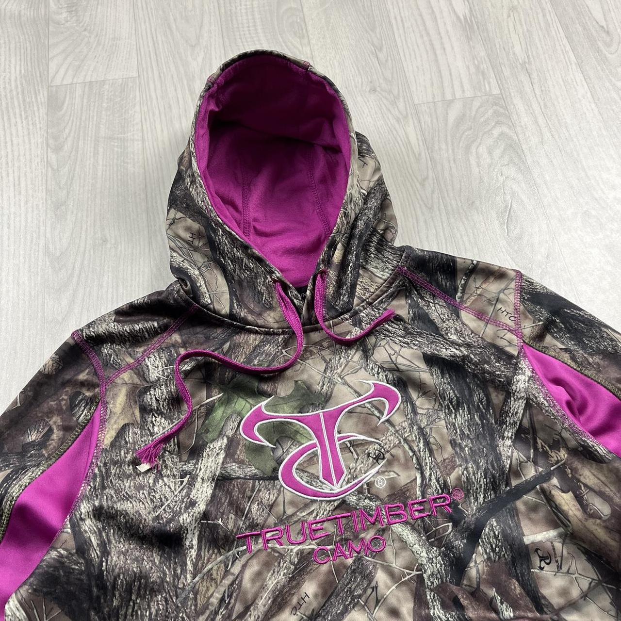 VINTAGE REALTREE HOODIE CAMO PINK