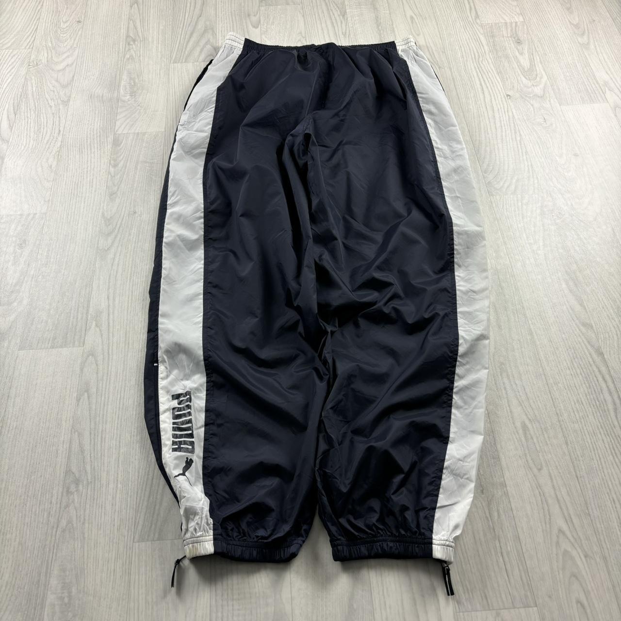 VINTAGE Y2K PUMA BAGGY TRACKSUIT BOTTOMS NAVY