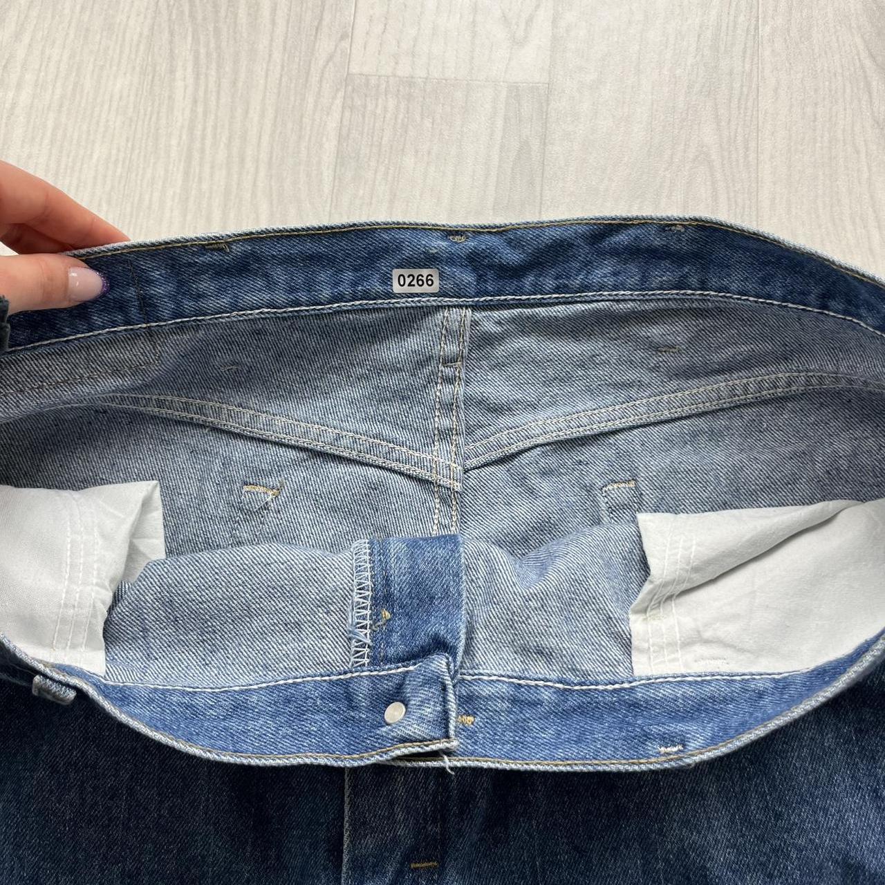VINTAGE 00s WRANGLER BAGGY LOOSE JORTS BLUE