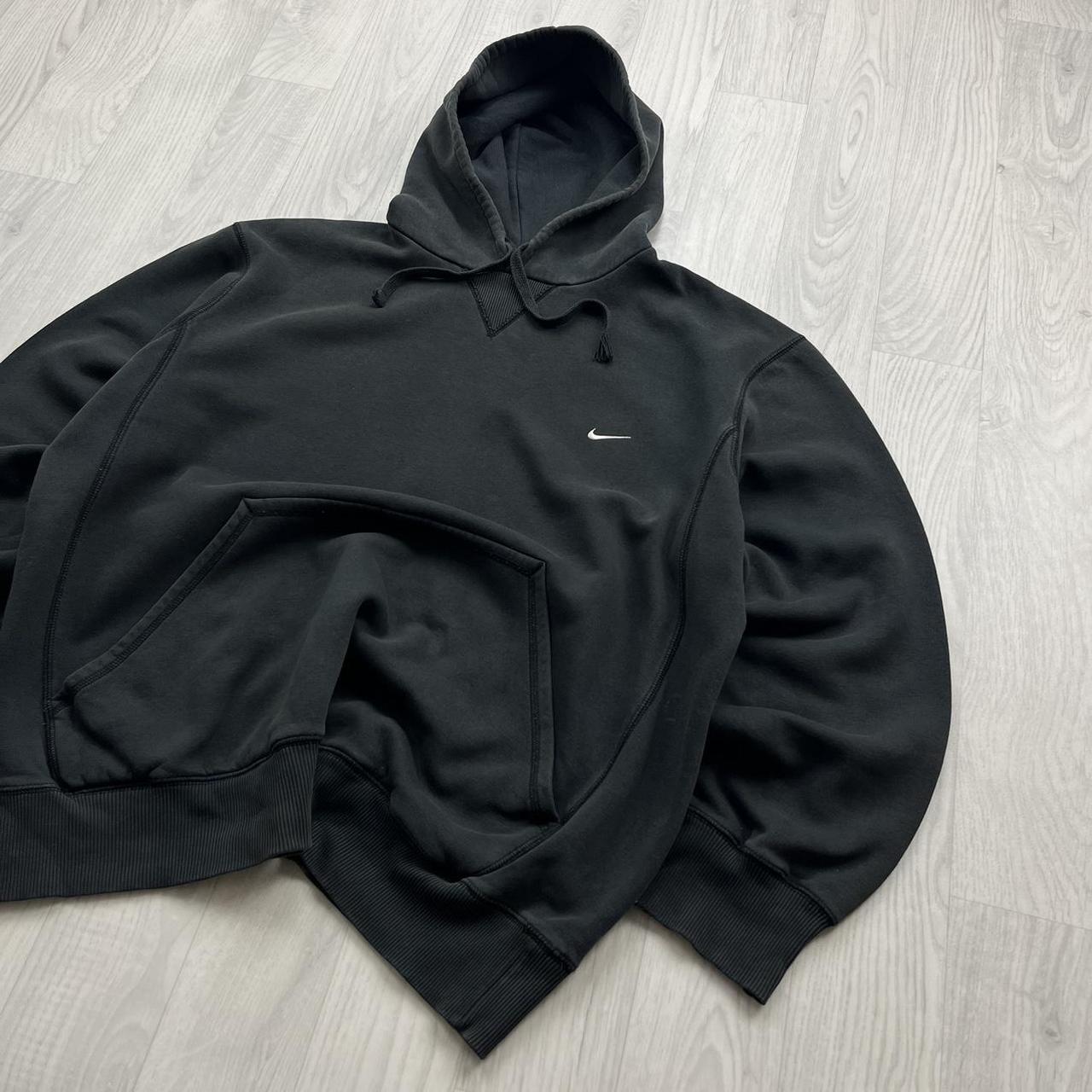 VINTAGE Y2K NIKE ZIP UP HOODIE BLACK