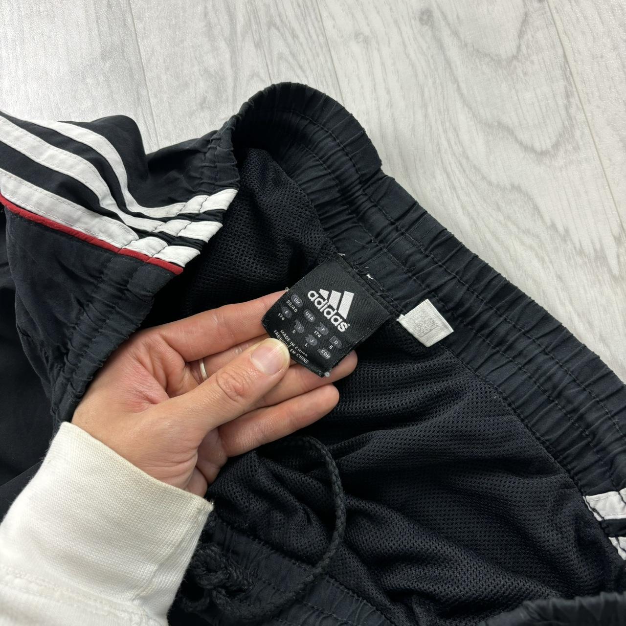 VINTAGE Y2K ADIDAS BAGGY TRACKSUIT BOTTOMS BLACK