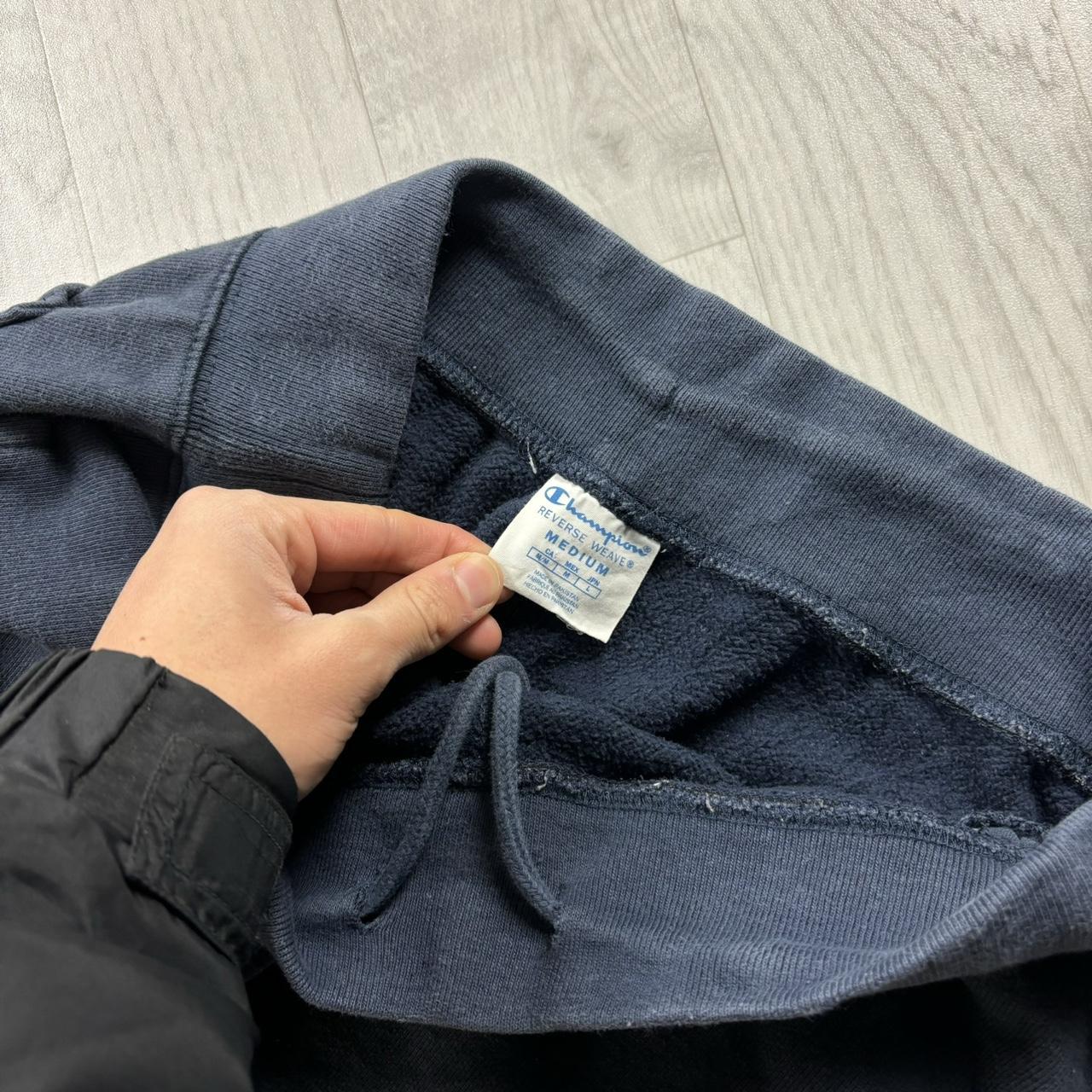 VINTAGE 00s CHAMPION REVERSE WEAVE COTTON SWEATPANTS NAVY