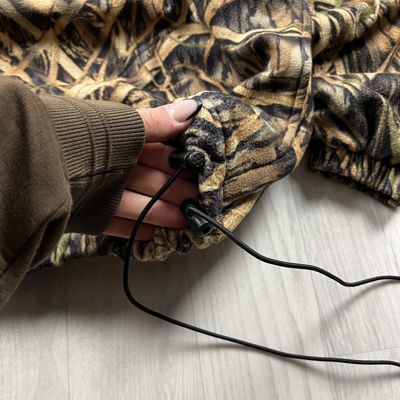 VINTAGE MOSSY OAK REALTREE TECHNICAL ZIP UP FLEECE CAMO