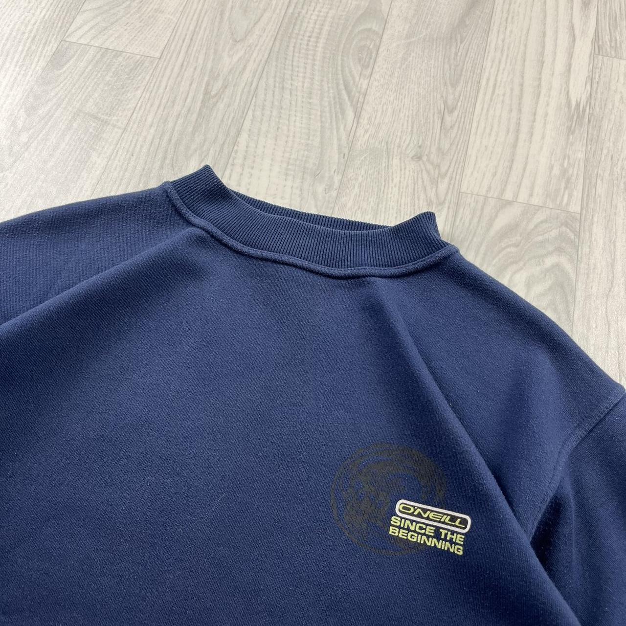 VINTAGE Y2K ONEILL GRAPHIC SWEATSHIRT NAVY BLUE