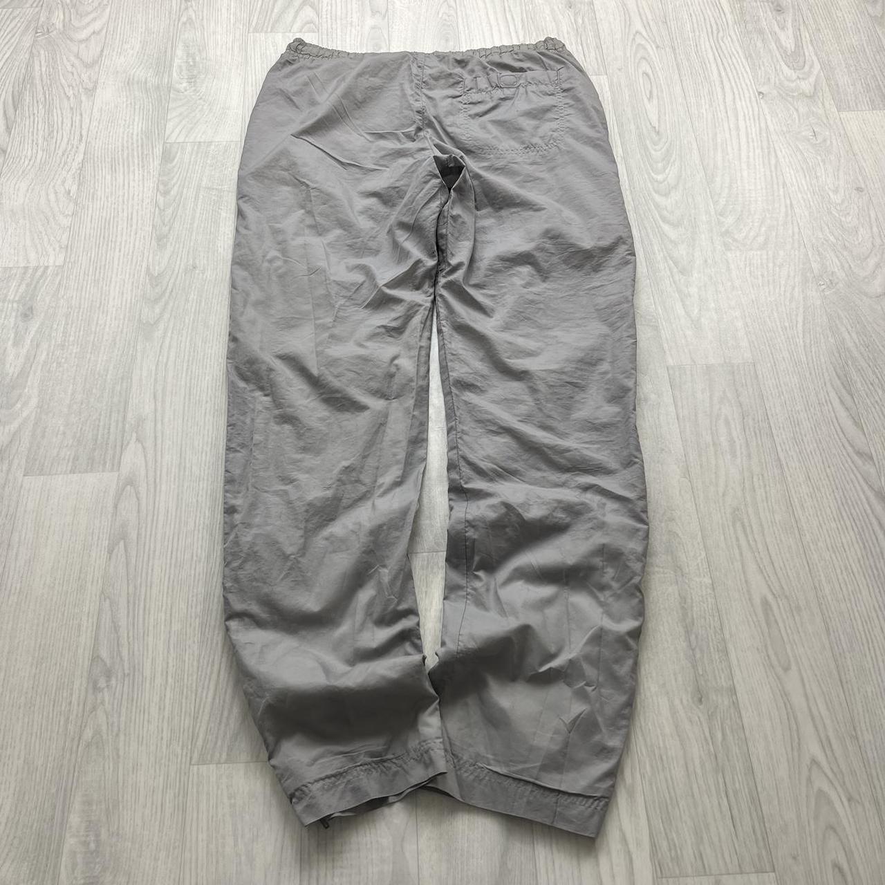 VINTAGE Y2K NIKE BAGGY TRACKSUIT BOTTOMS GREY