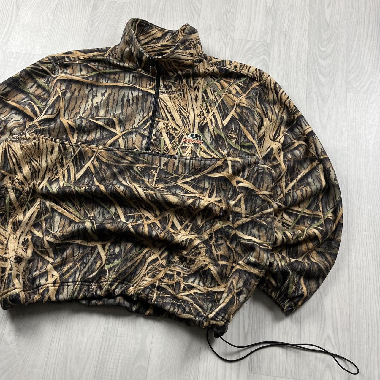 VINTAGE MOSSY OAK REALTREE TECHNICAL ZIP UP FLEECE CAMO