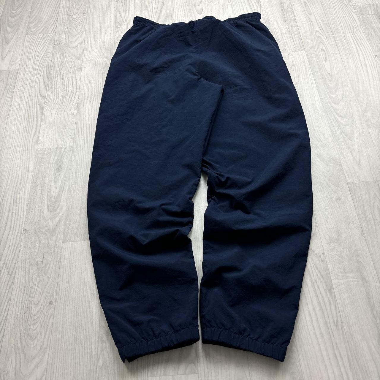 VINTAGE 90s NIKE BAGGY TRACKSUIT BOTTOMS NAVY