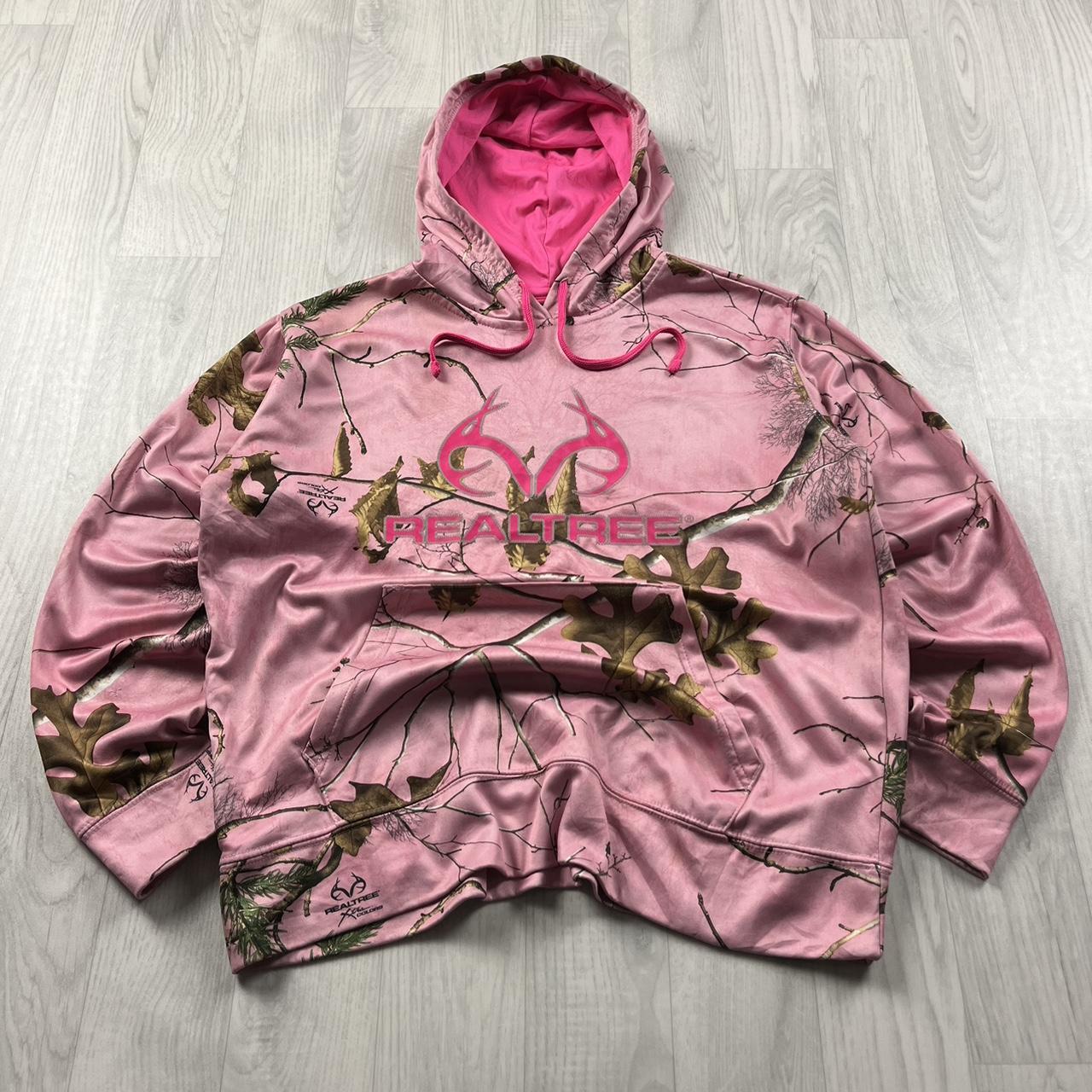 VINTAGE REALTREE HOODIE CAMO PINK