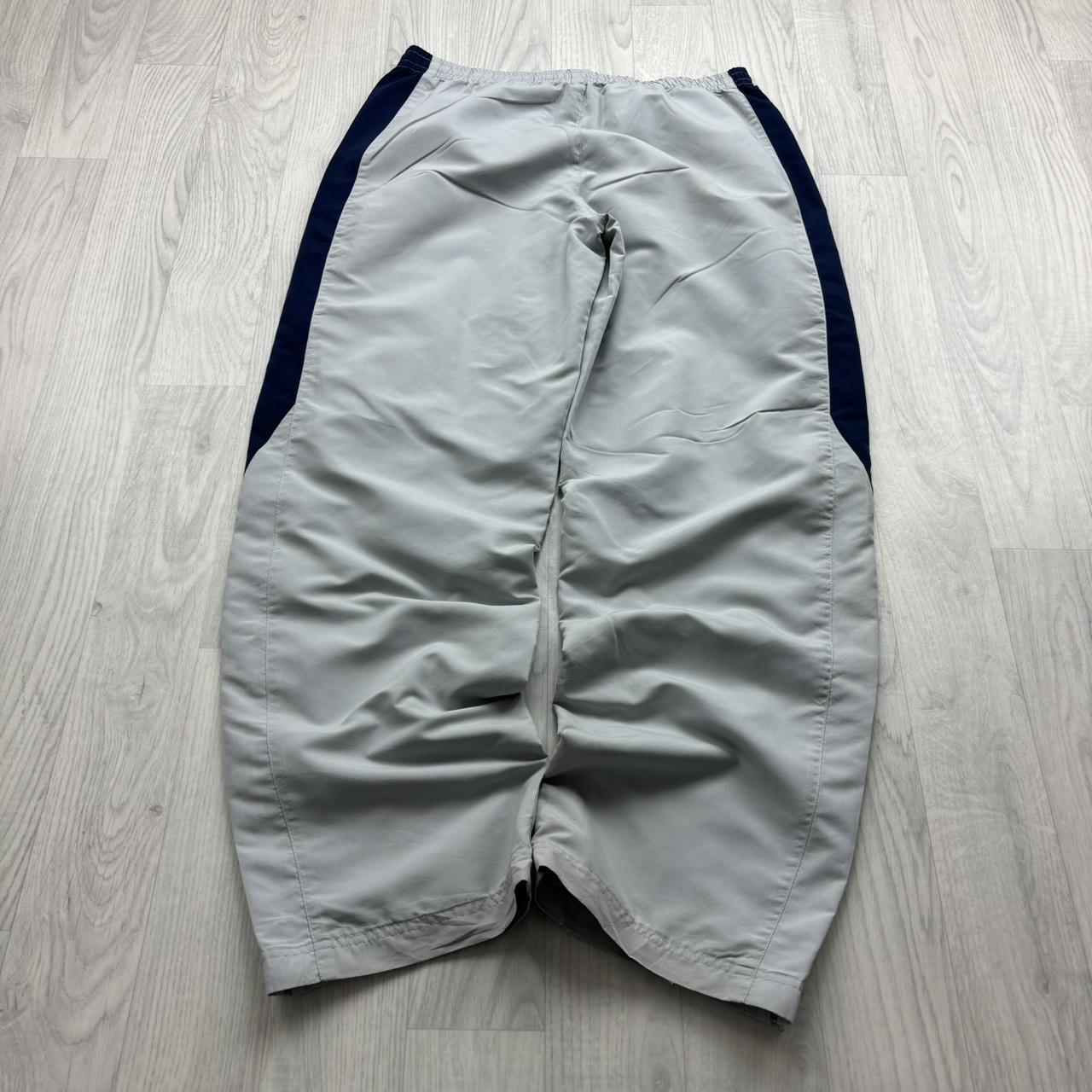 VINTAGE Y2K FILA WIDE LEG TRACKSUIT BOTTOMS GREY