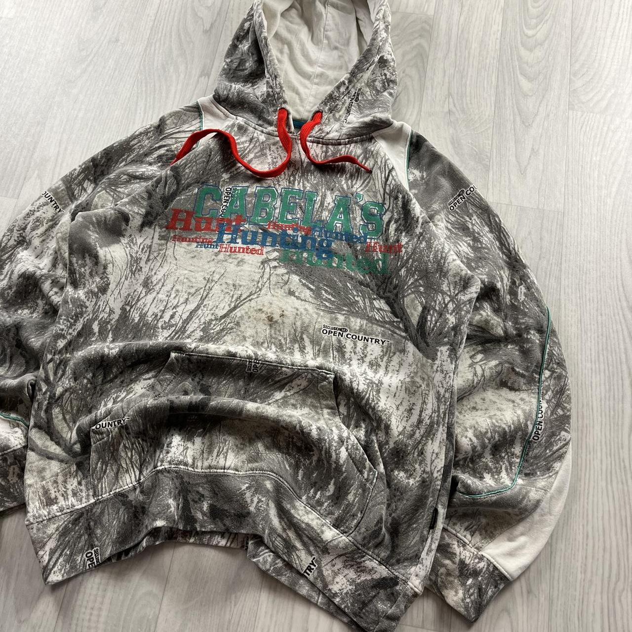 VINTAGE CABELAS REALTREE HOODIE CAMO