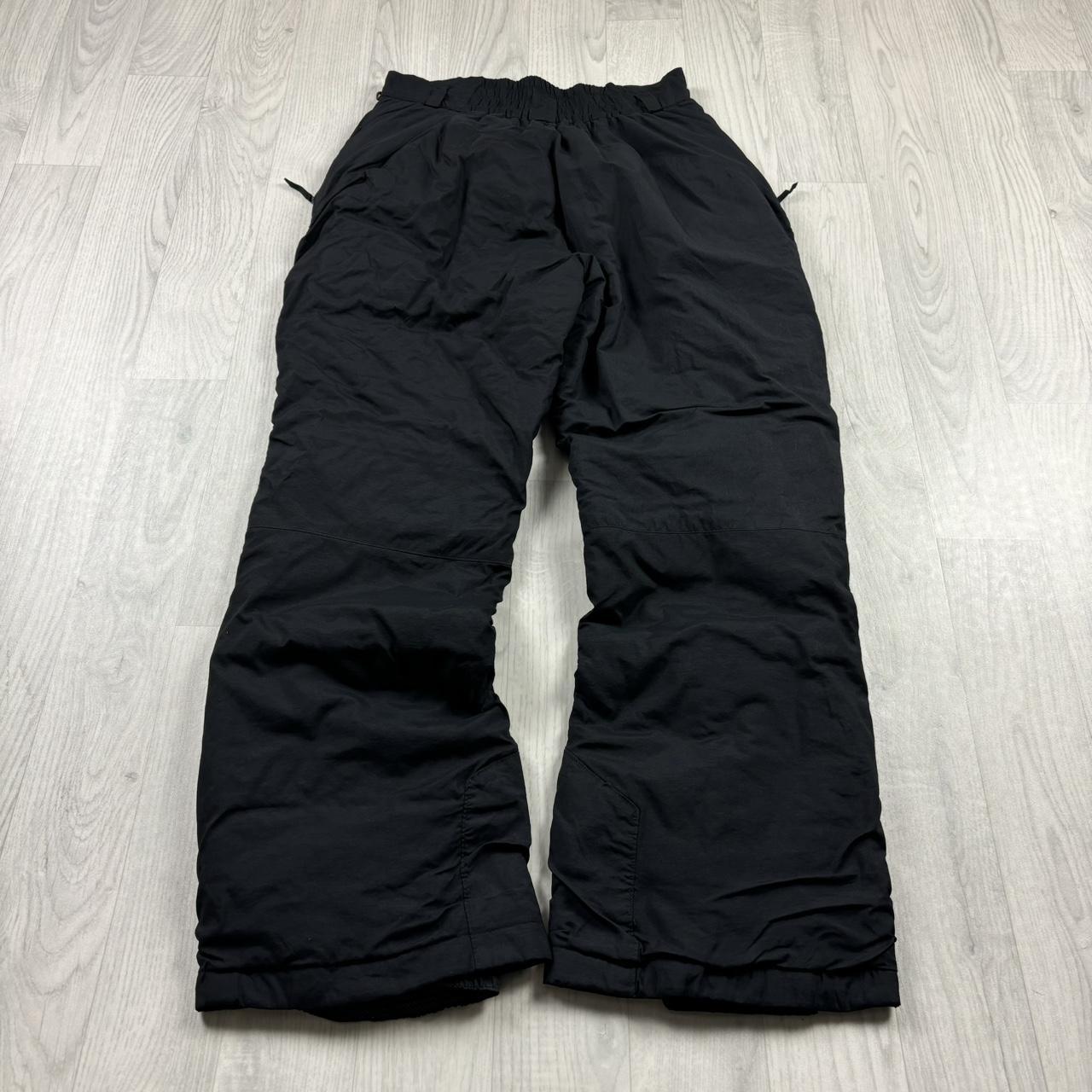VINTAGE Y2K COLUMBIA BAGGY SKI PANTS SALOPETTES BLACK