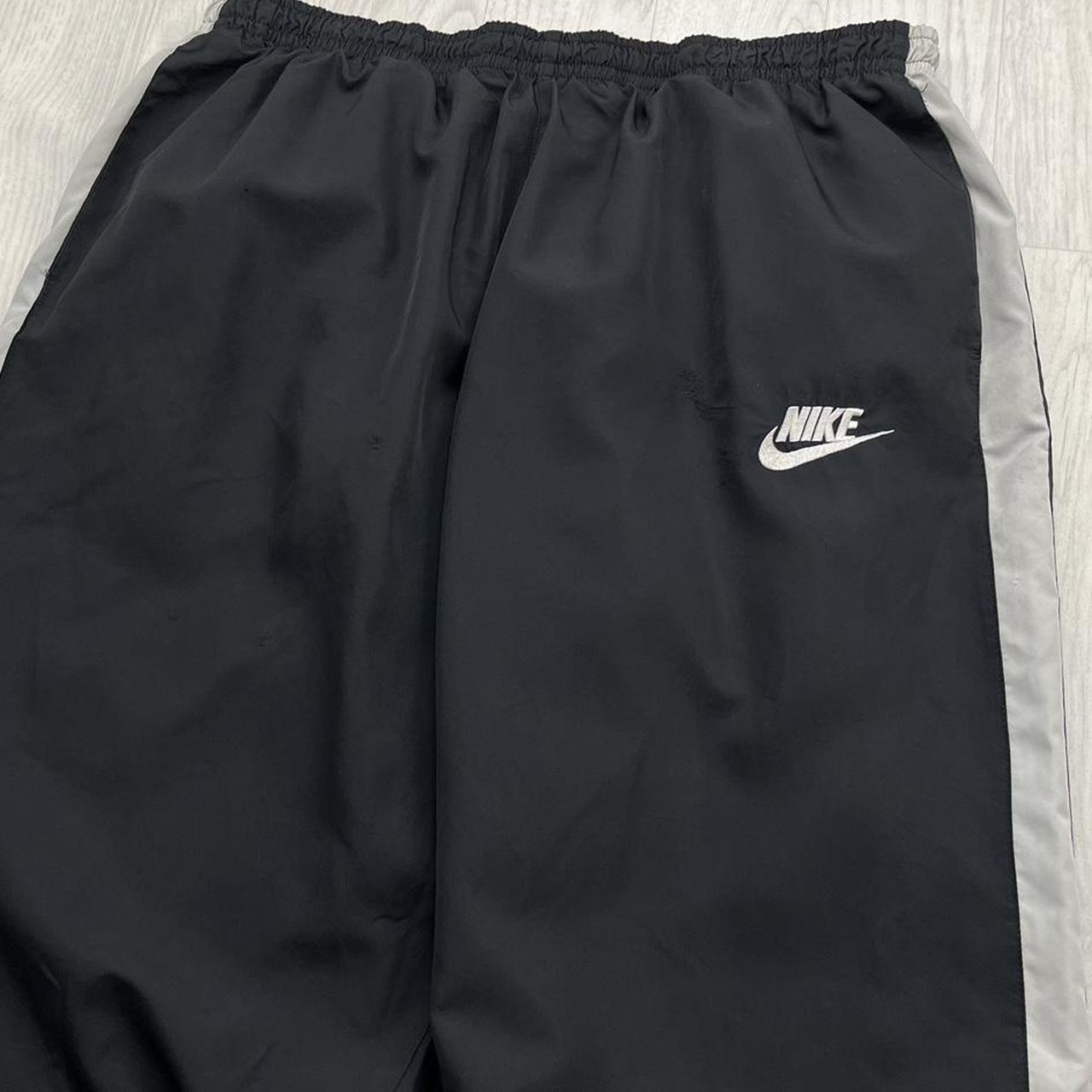 VINTAGE Y2K NIKE BAGGY TRACKSUIT BOTTOMS BLACK