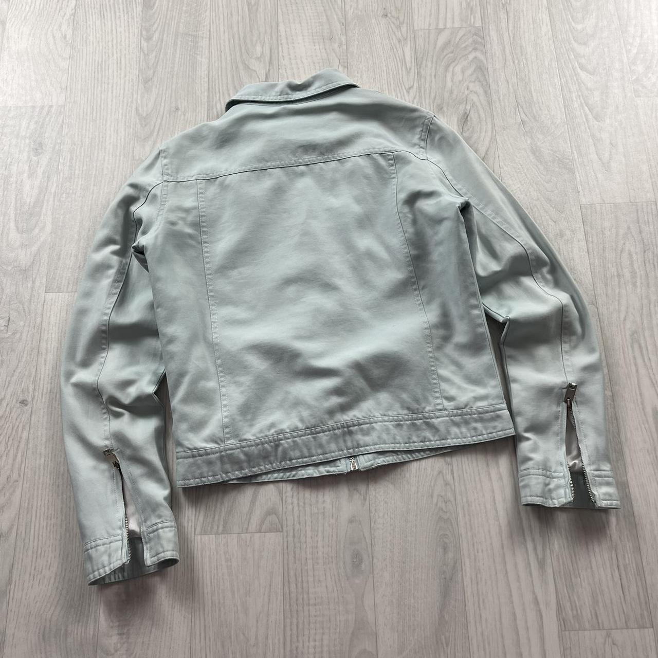 VINTAGE Y2K COLINS UTILITY JACKET BABY BLUE (XXS)