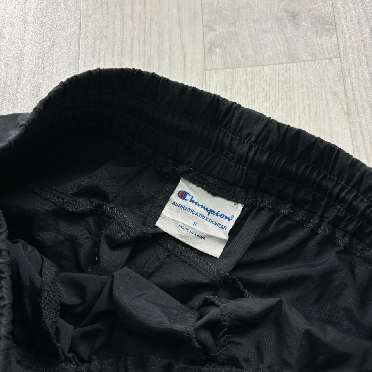 VINTAGE Y2K CHAMPION BAGGY TRACKSUIT BOTTOMS BLACK
