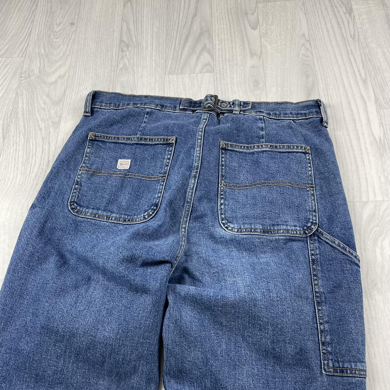 VINTAGE OLD NAVY BAGGY CARPENTER JEANS BLUE (36x28)