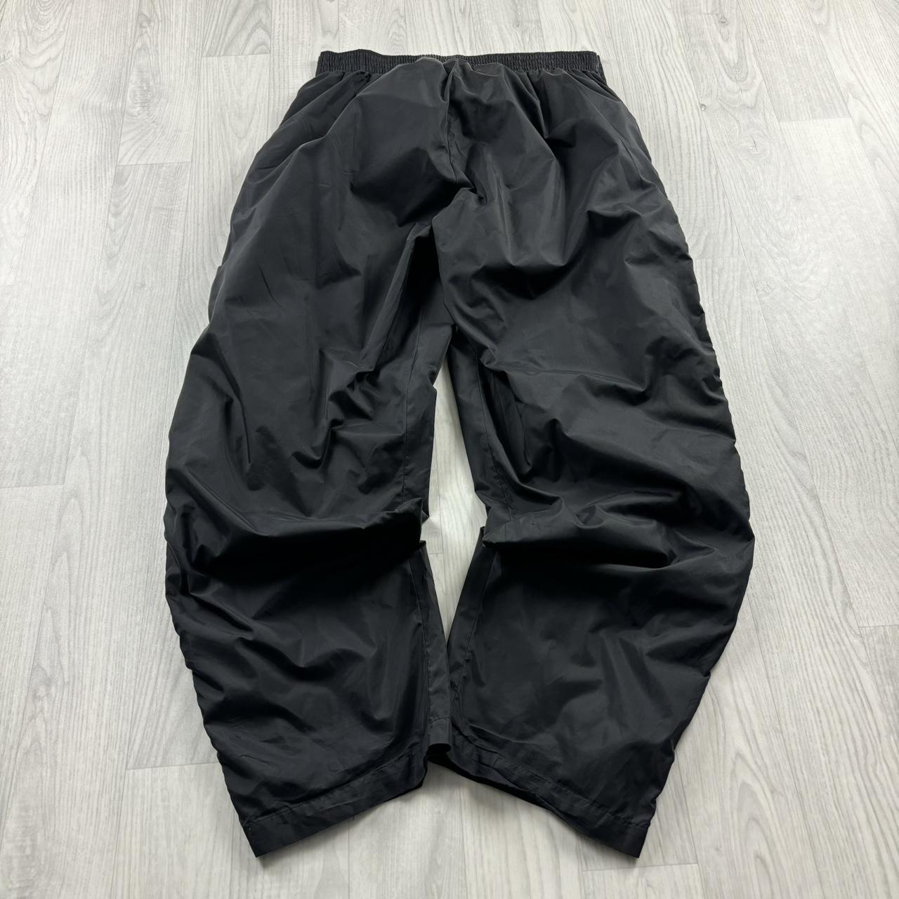 VINTAGE 90s NIKE BAGGY TRACKSUIT BOTTOMS BLACK
