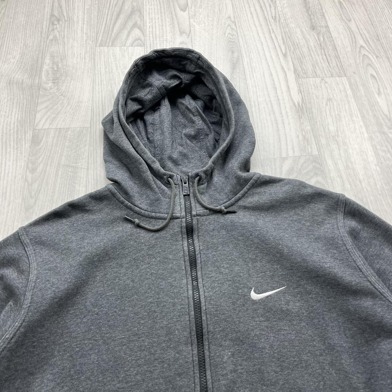 VINTAGE Y2K NIKE ZIP HOODIE GREY