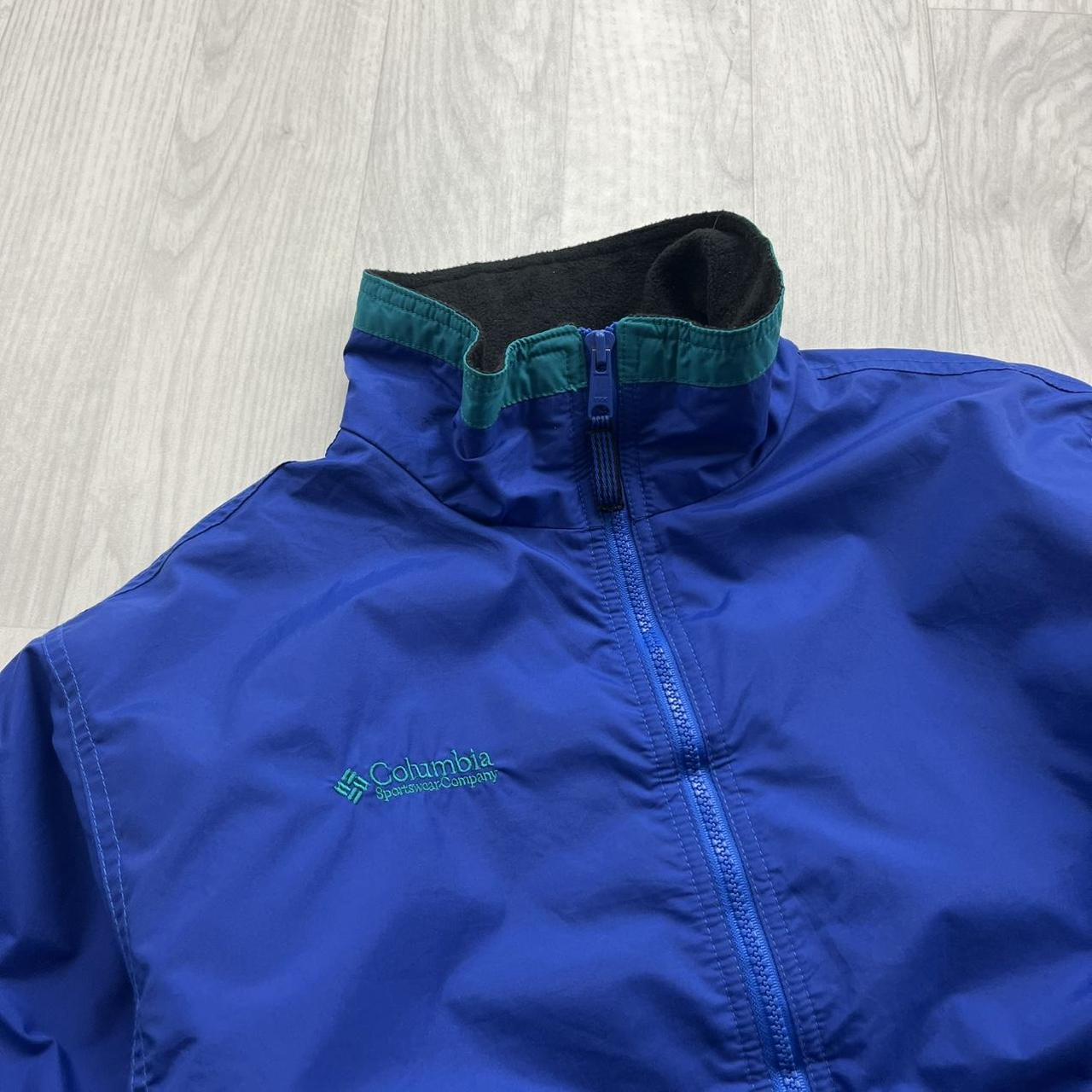 VINTAGE 00s COLUMBIA BOMBER SKI JACKET BLUE