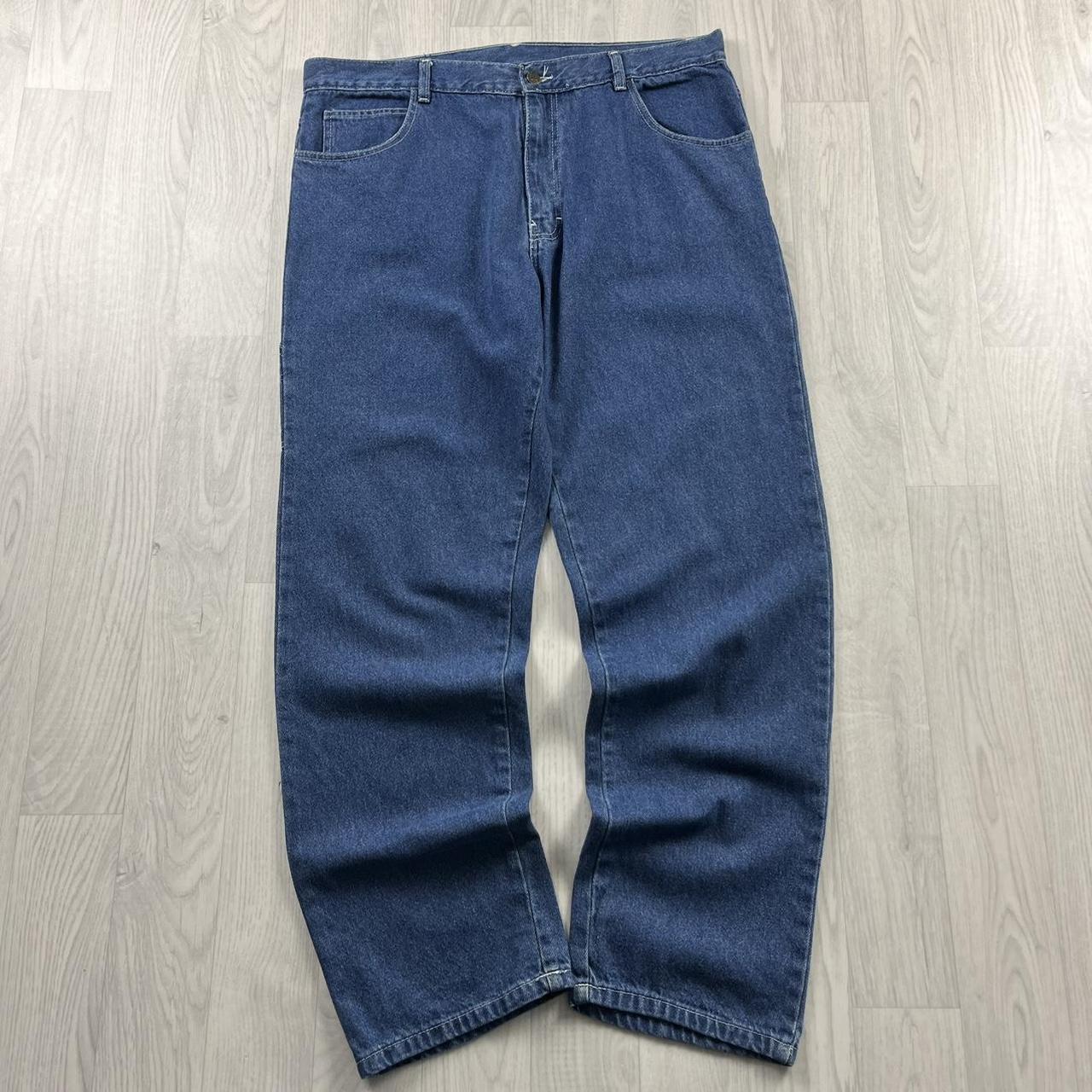 VINTAGE BA BAGGY CARPENTER JEANS BLUE