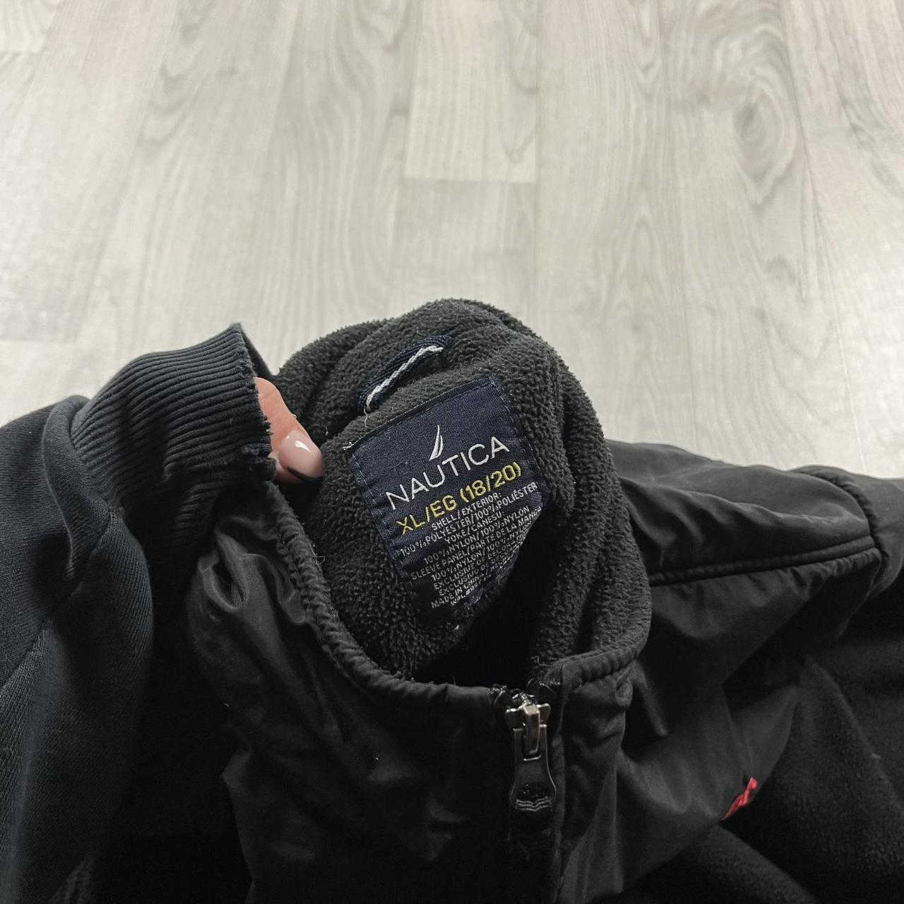 VINTAGE Y2K NAUTICA ZIP UP TECHNICAL FLEECE BLACK