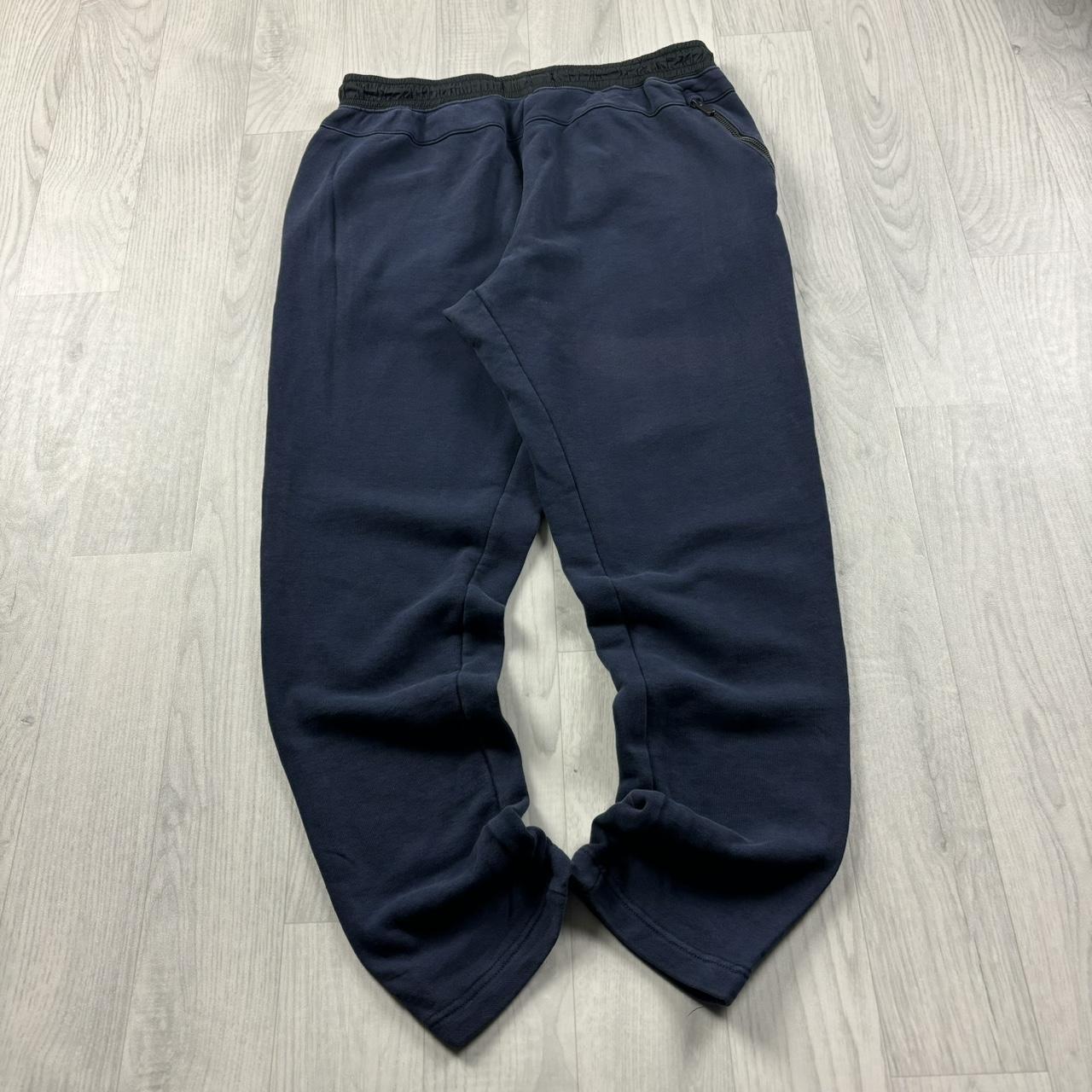 NIKE TAPERED COTTON SWEATPANTS NAVY