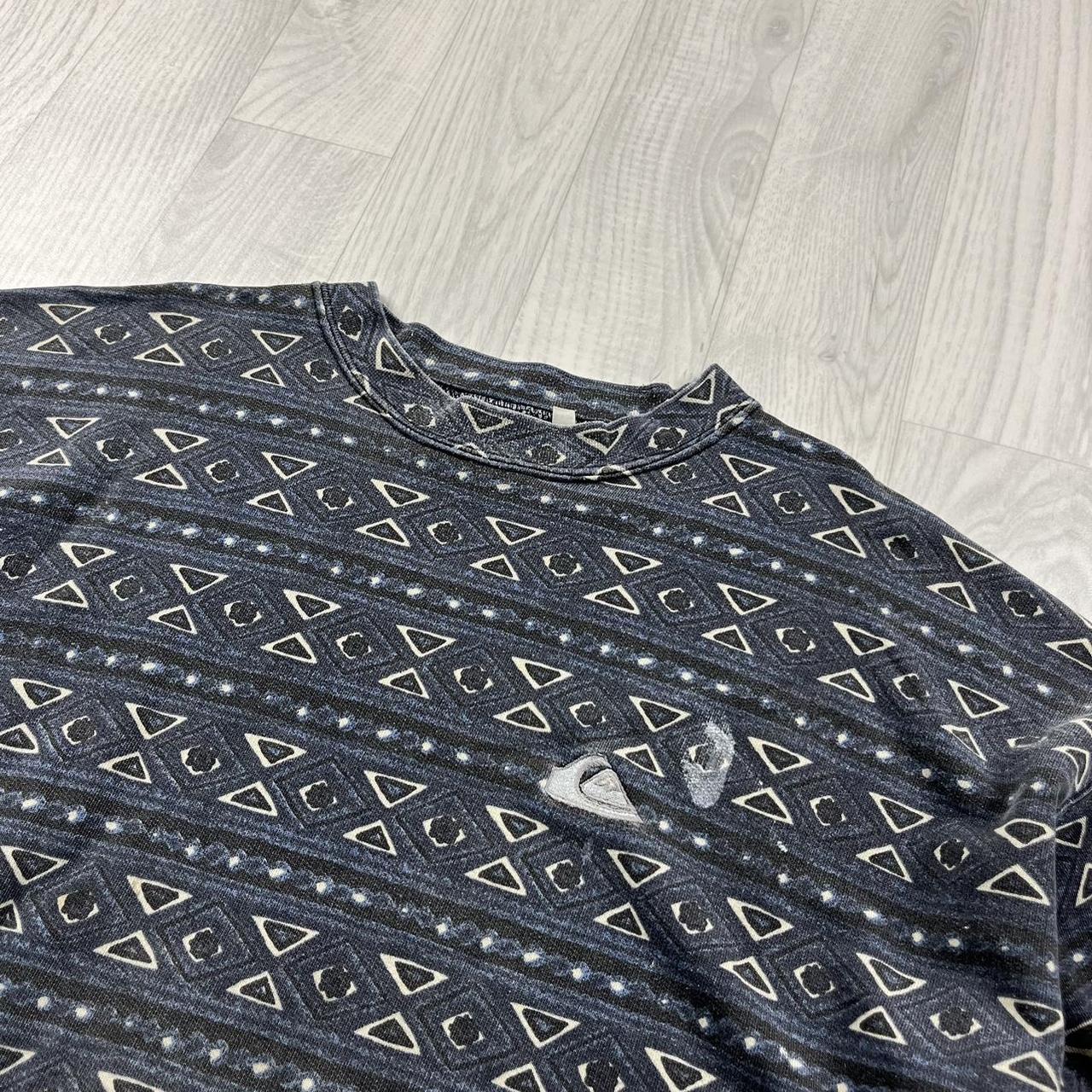 VINTAGE Y2K QUIKSILVER GRAPHIC LONG SLEEVE SKATER T SHIRT