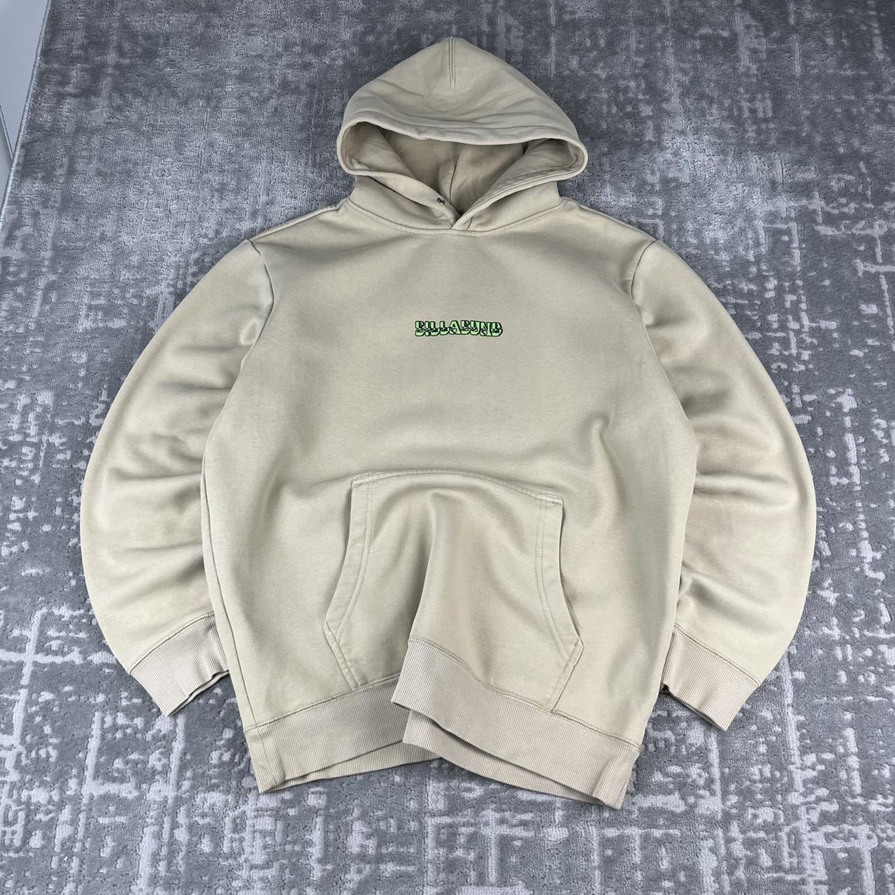 VINTAGE Y2K BILLABONG GRAPHIC HOODIE BEIGE