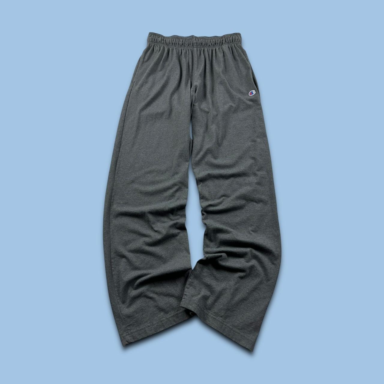 VINTAGE 00s CHAMPION BAGGY LIGHTWEIGHT SWEATPANTS GREY