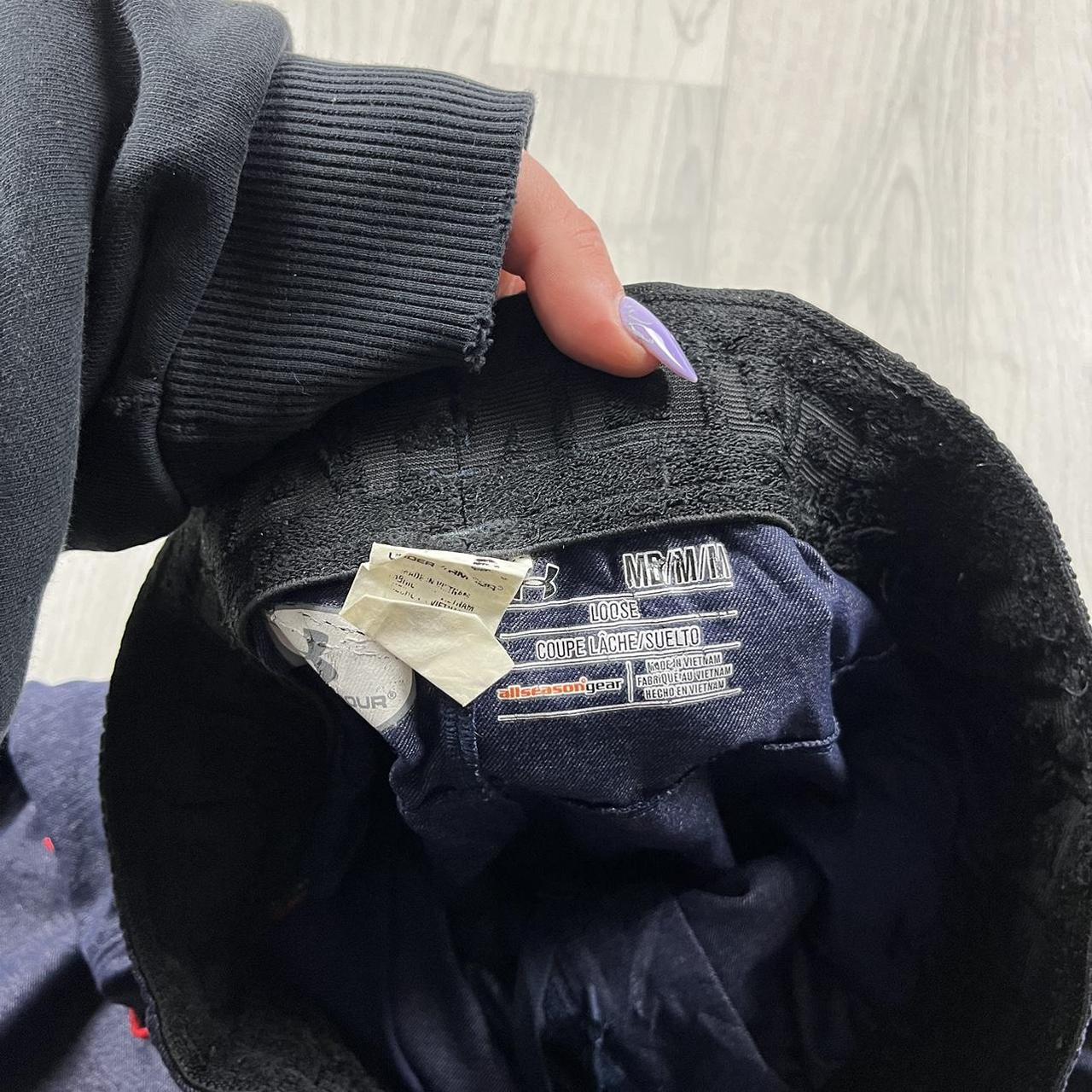 VINTAGE Y2K UNDER ARMOUR BAGGY TRACKSUIT BOTTOMS NAVY BLUE