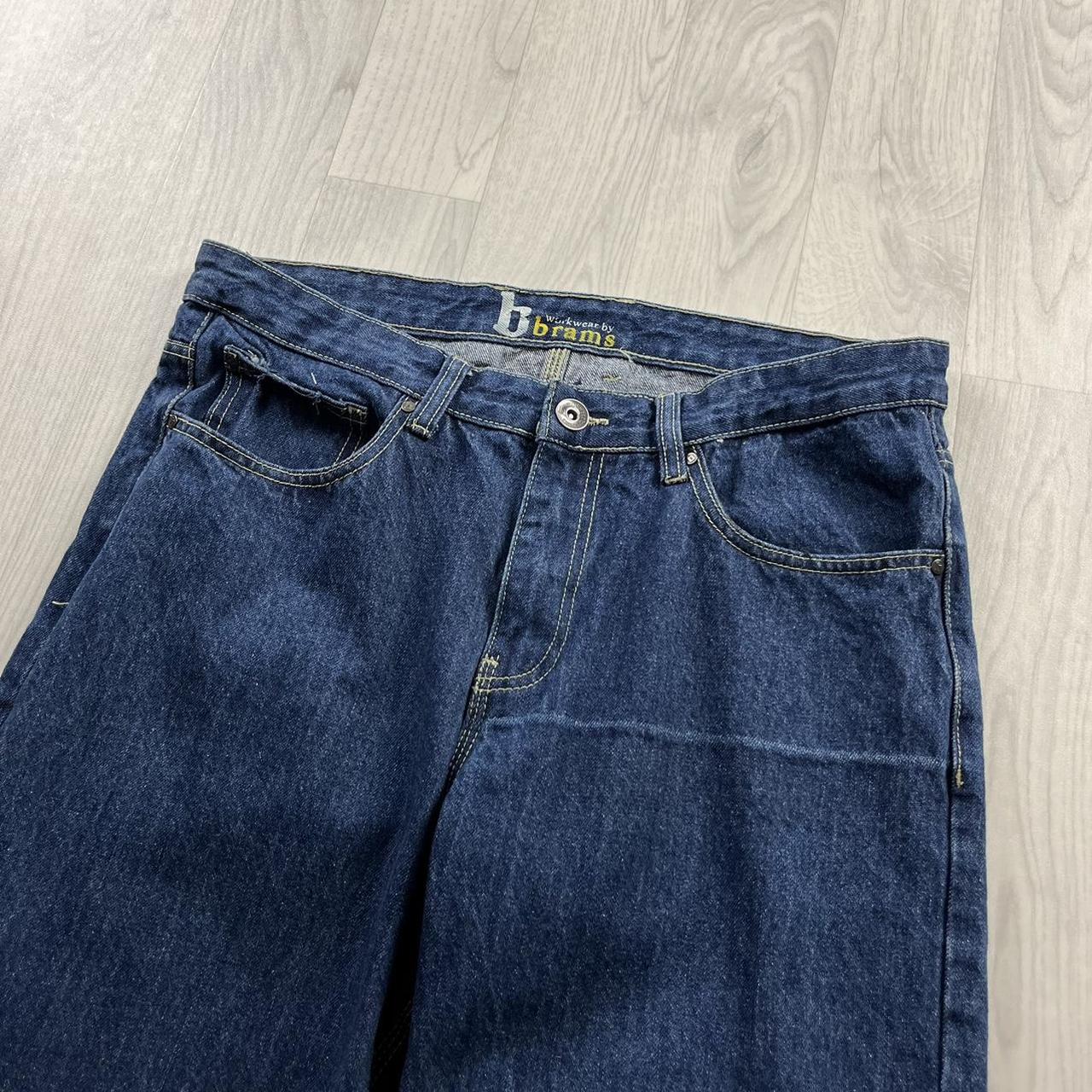 VINTAGE BRAMS BAGGY CARPENTER JEANS BLUE