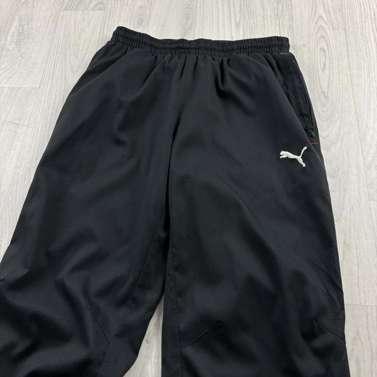 VINTAGE Y2K PUMA BAGGY TRACKSUIT BOTTOMS BLACK