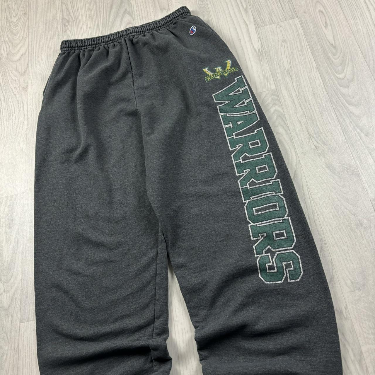 VINTAGE 00s CHAMPION BAGGY COTTON SWEATPANTS CHARCOAL GREY