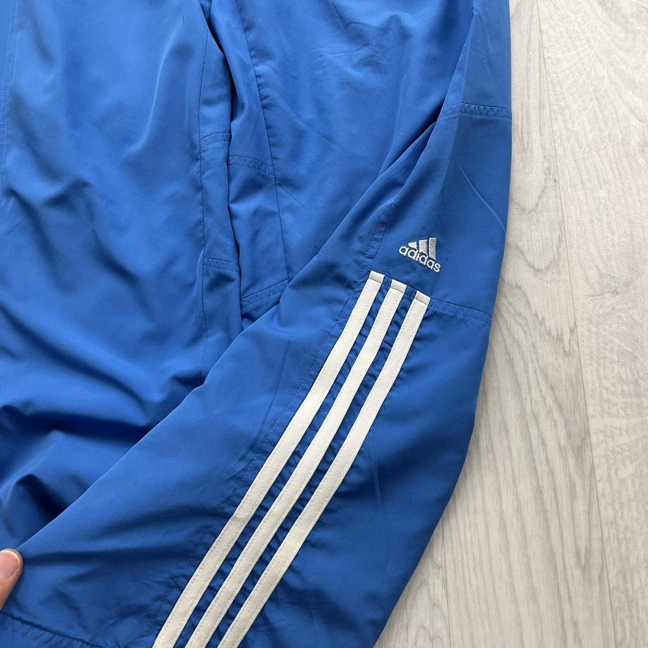 VINTAGE Y2K ADIDAS BAGGY TRACKSUIT BOTTOMS BLUE