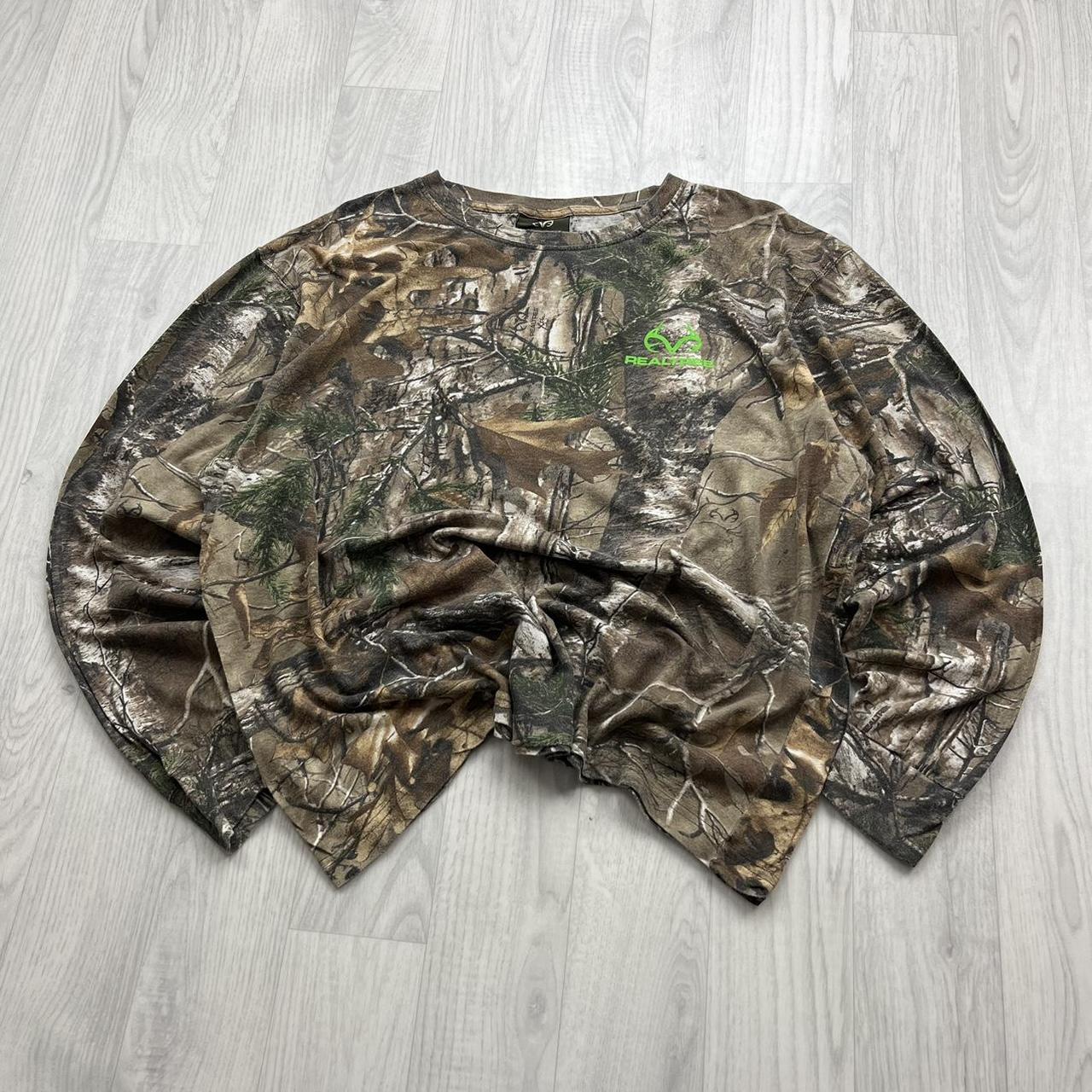 VINTAGE Y2K REALTREE LONG SLEEVE T SHIRT CAMO