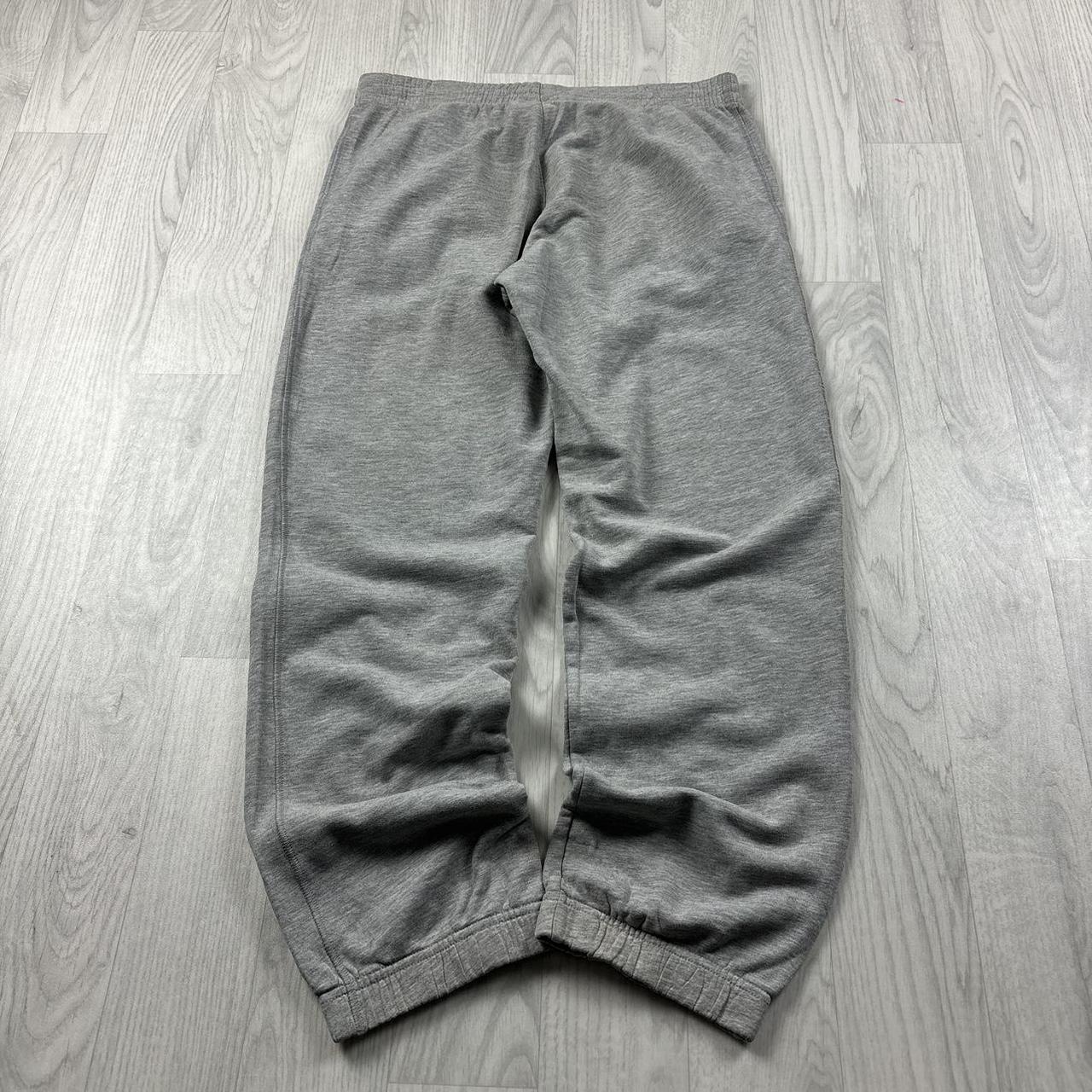 VINTAGE 00s ADIDAS BAGGY COTTON SWEATPANTS GREY