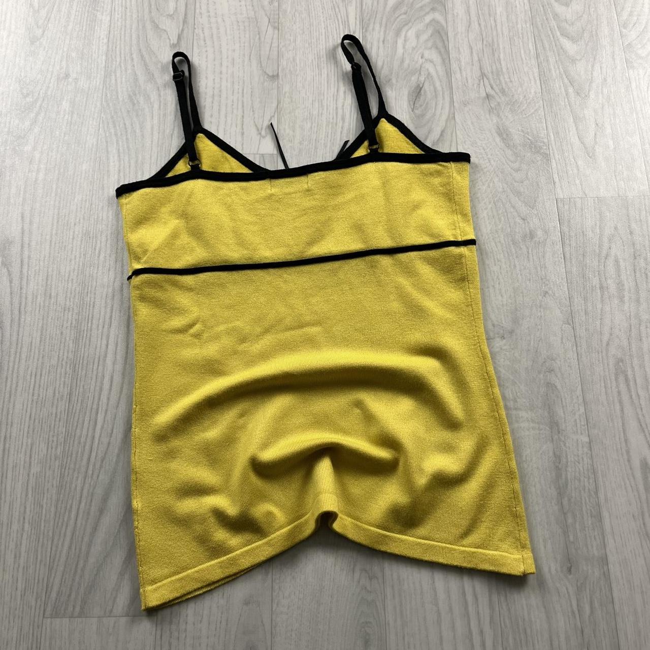 VINTAGE Y2K CAMI TOP YELLOW