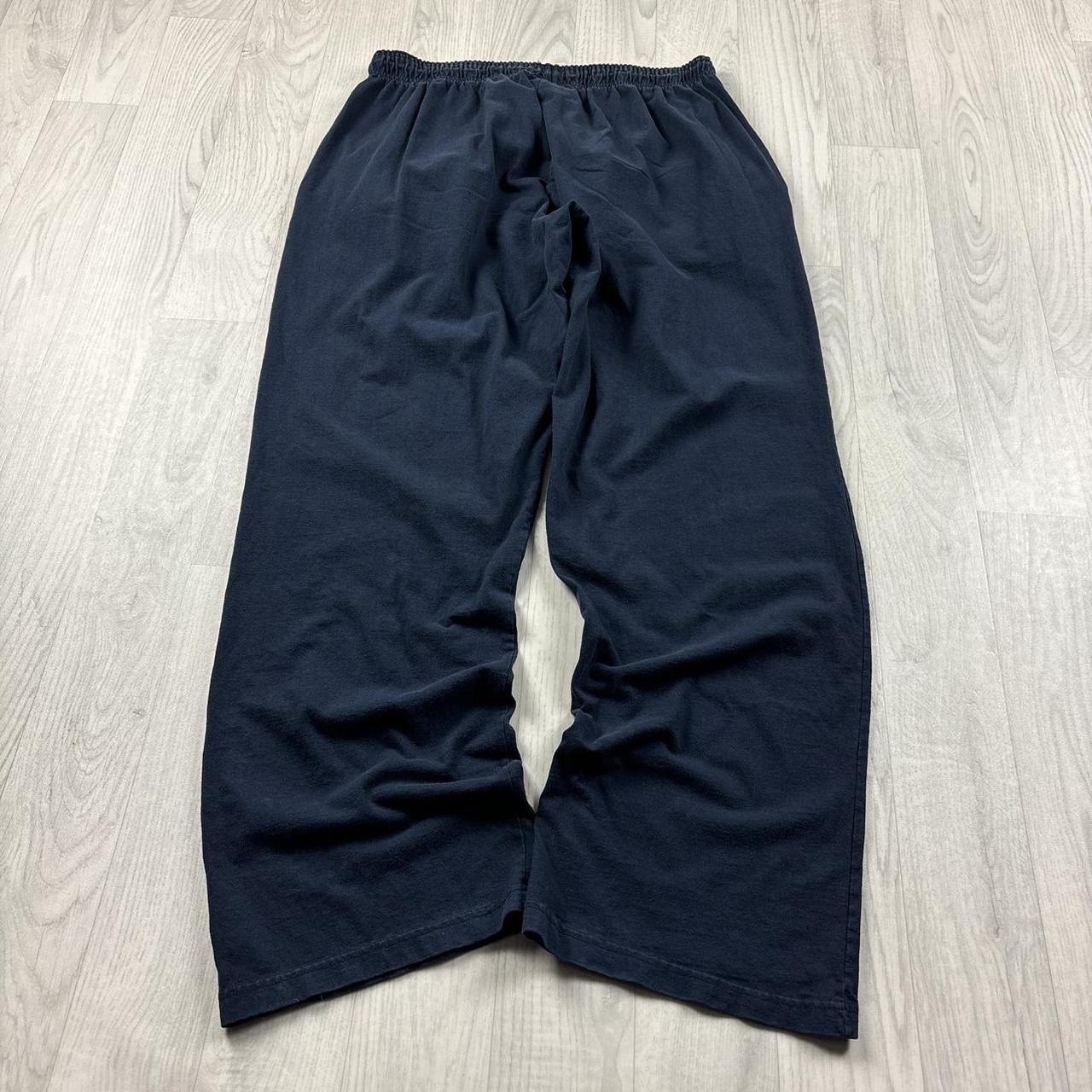 VINTAGE 00s CHAMPION BAGGY LIGHTWEIGHT SWEATPANTS NAVY
